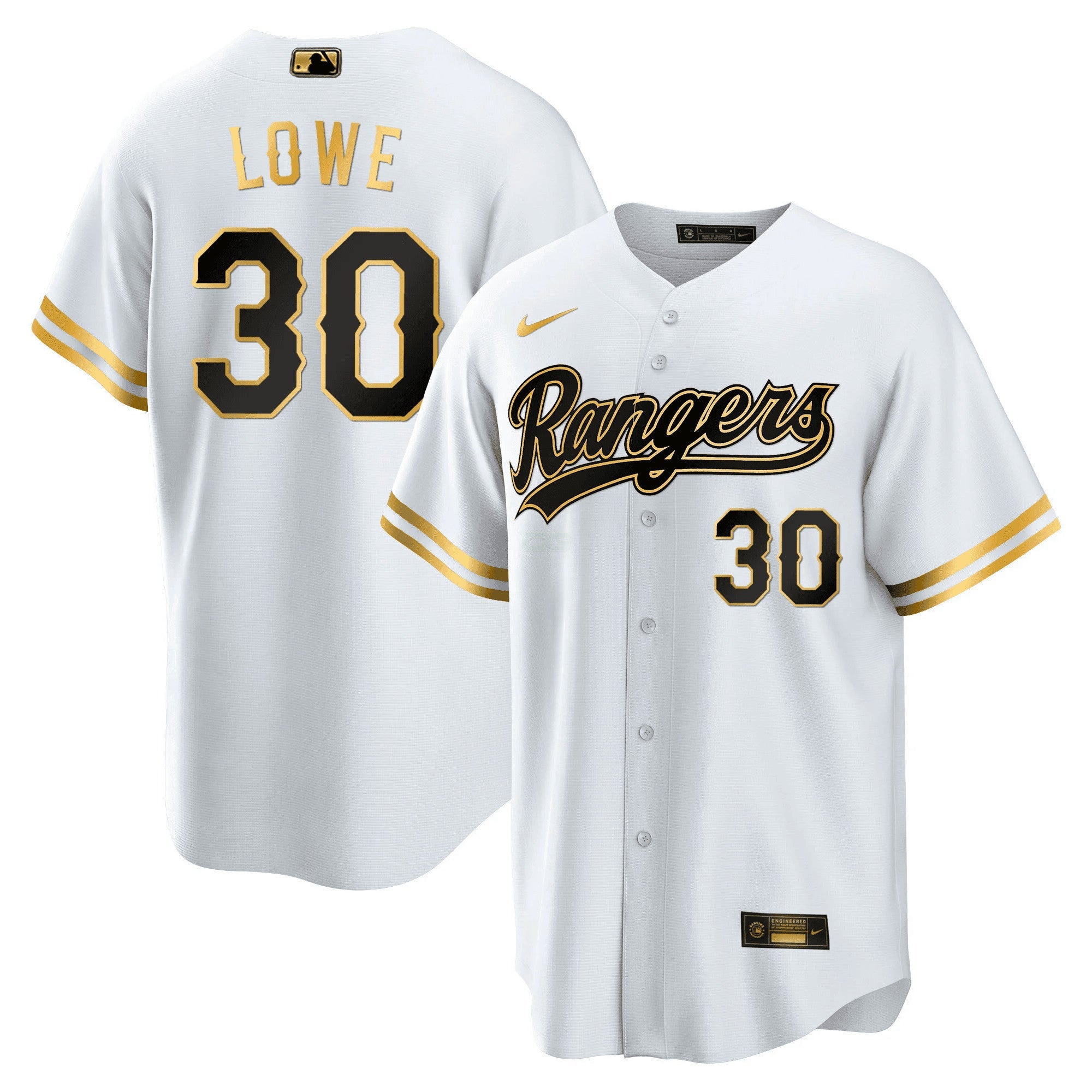 Camisa MLB Men’s Texas 2023 Dourada Jersey