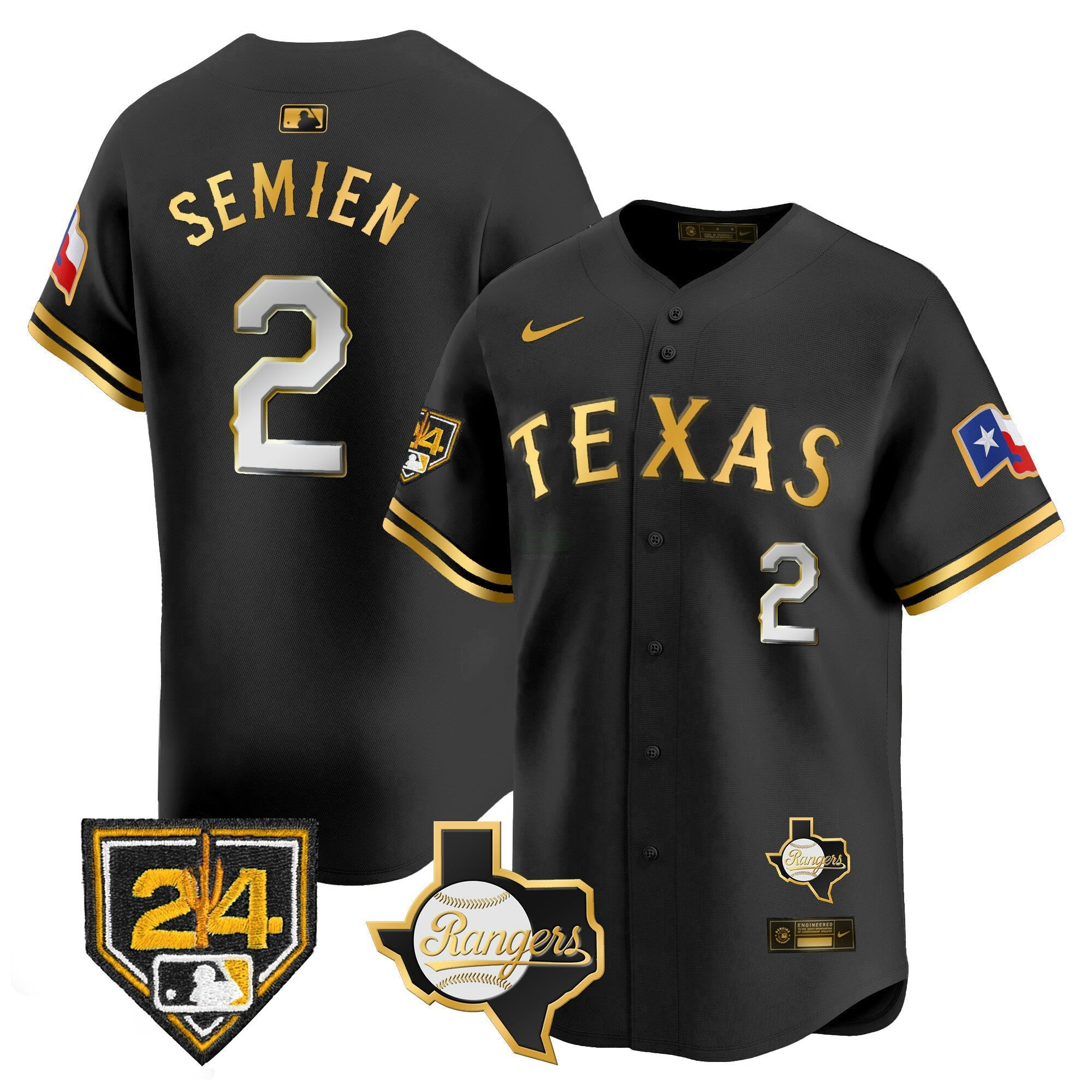 Camisa MLB Men’s Texas 2024 Spring Training Patch Vapor Premier Limited Jersey