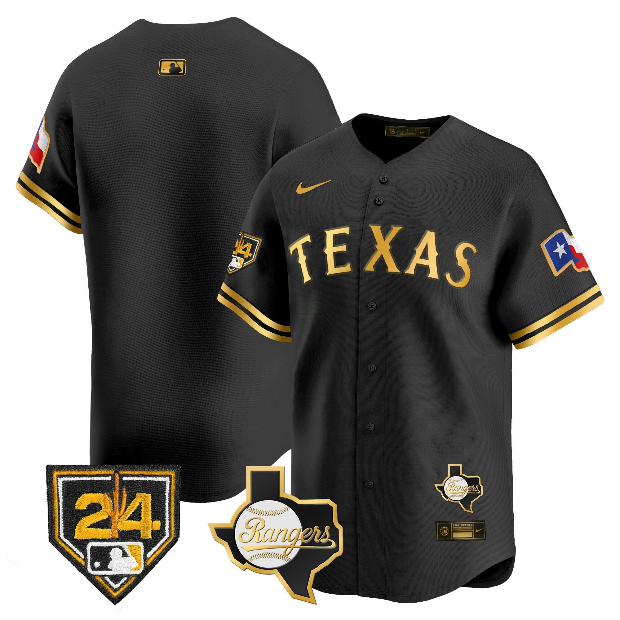 Camisa MLB Men’s Texas 2024 Spring Training Patch Vapor Premier Limited Jersey