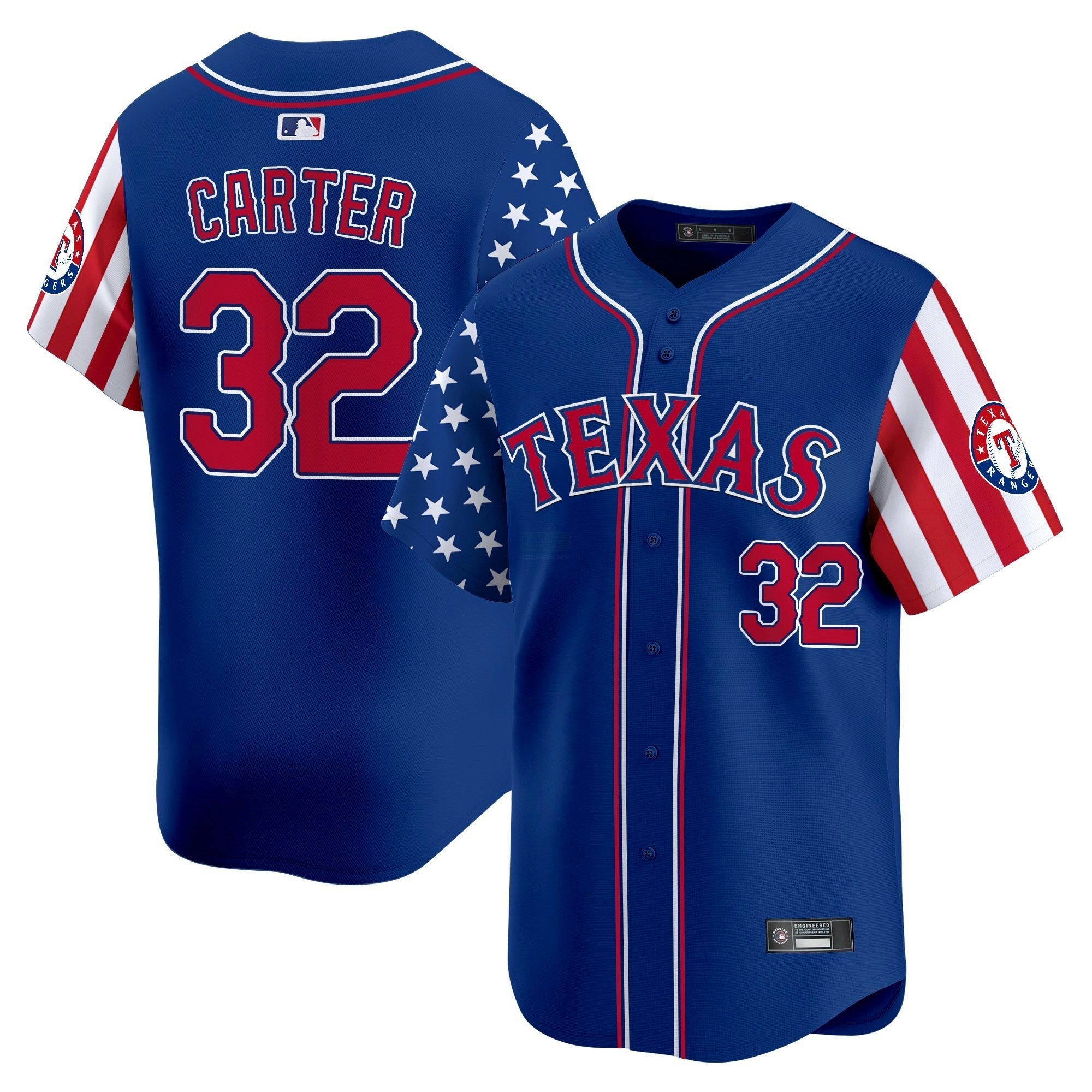 Camisa MLB Men’s Texas 2025 Independence Day Vapor Premier Limited Jersey