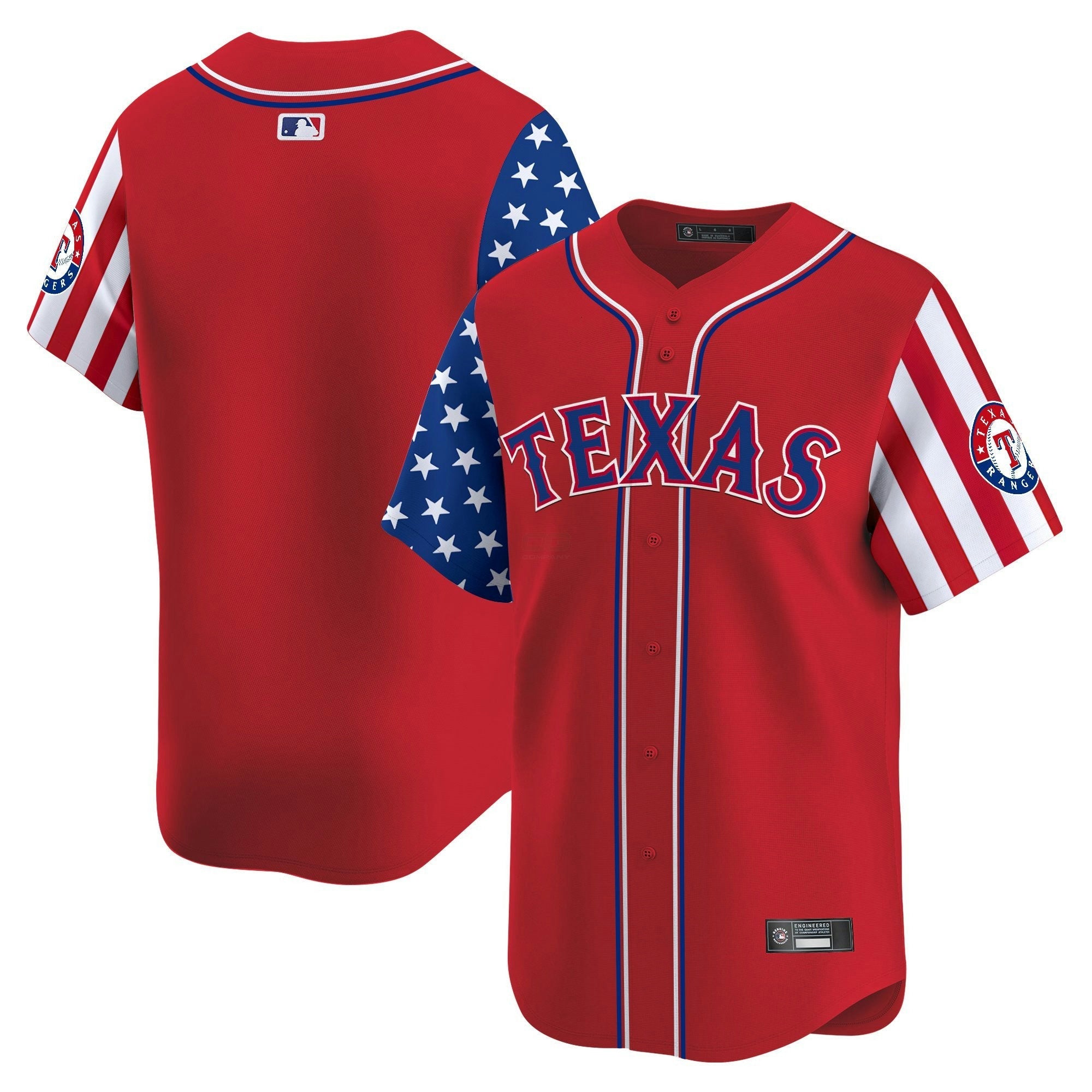 Camisa MLB Men’s Texas 2025 Independence Day Vapor Premier Limited Jersey