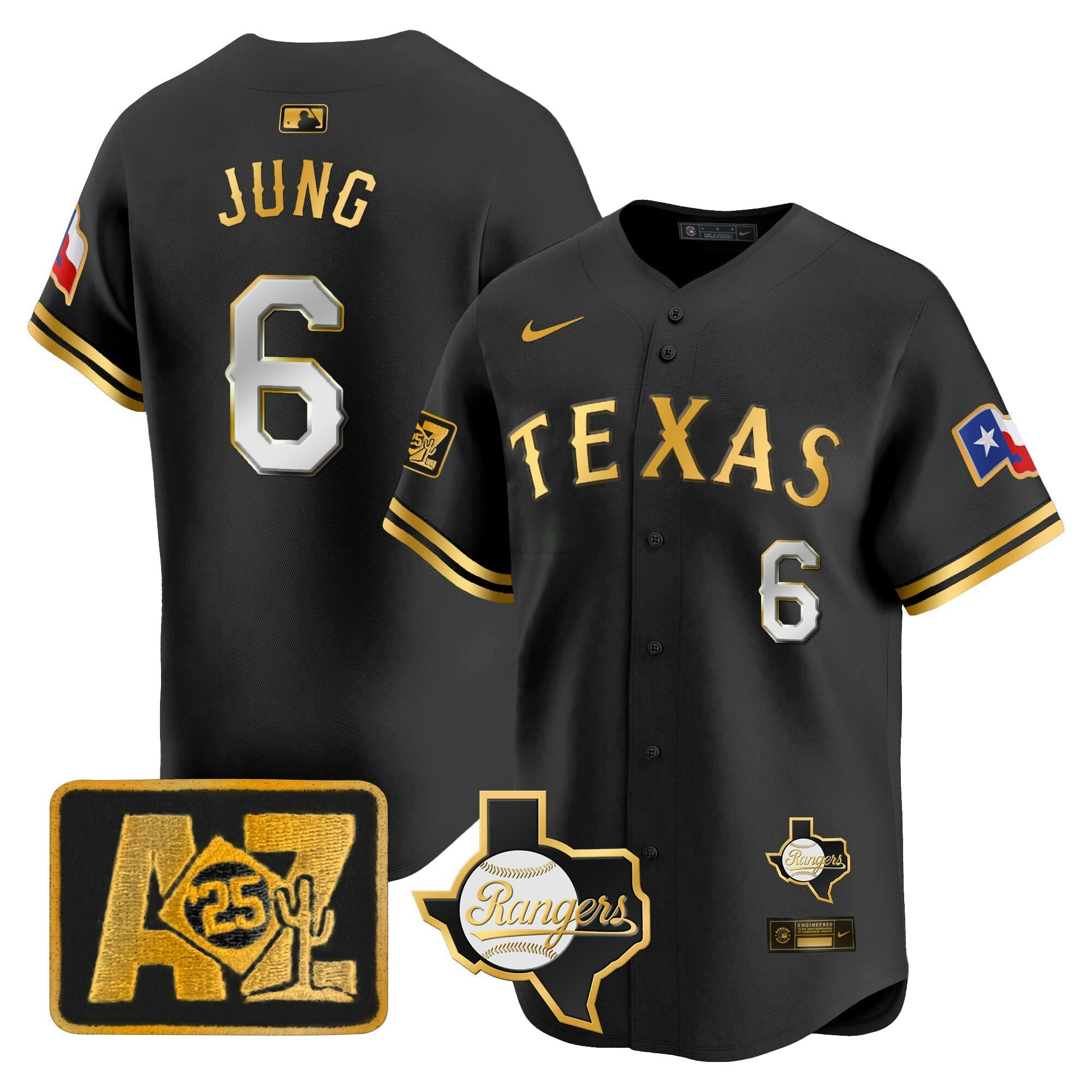Camisa MLB Men’s Texas 2025 Spring Training Patch Vapor Premier Limited Jersey