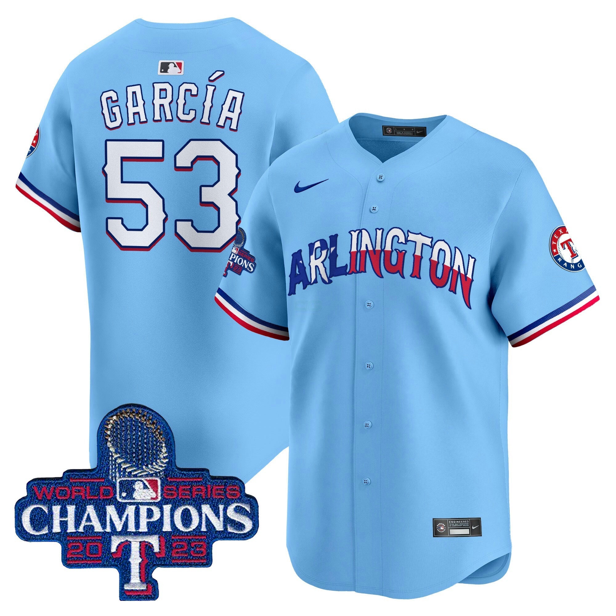 Camisa MLB Men’s Texas Arlington Champions Vapor Premier Limited Jersey