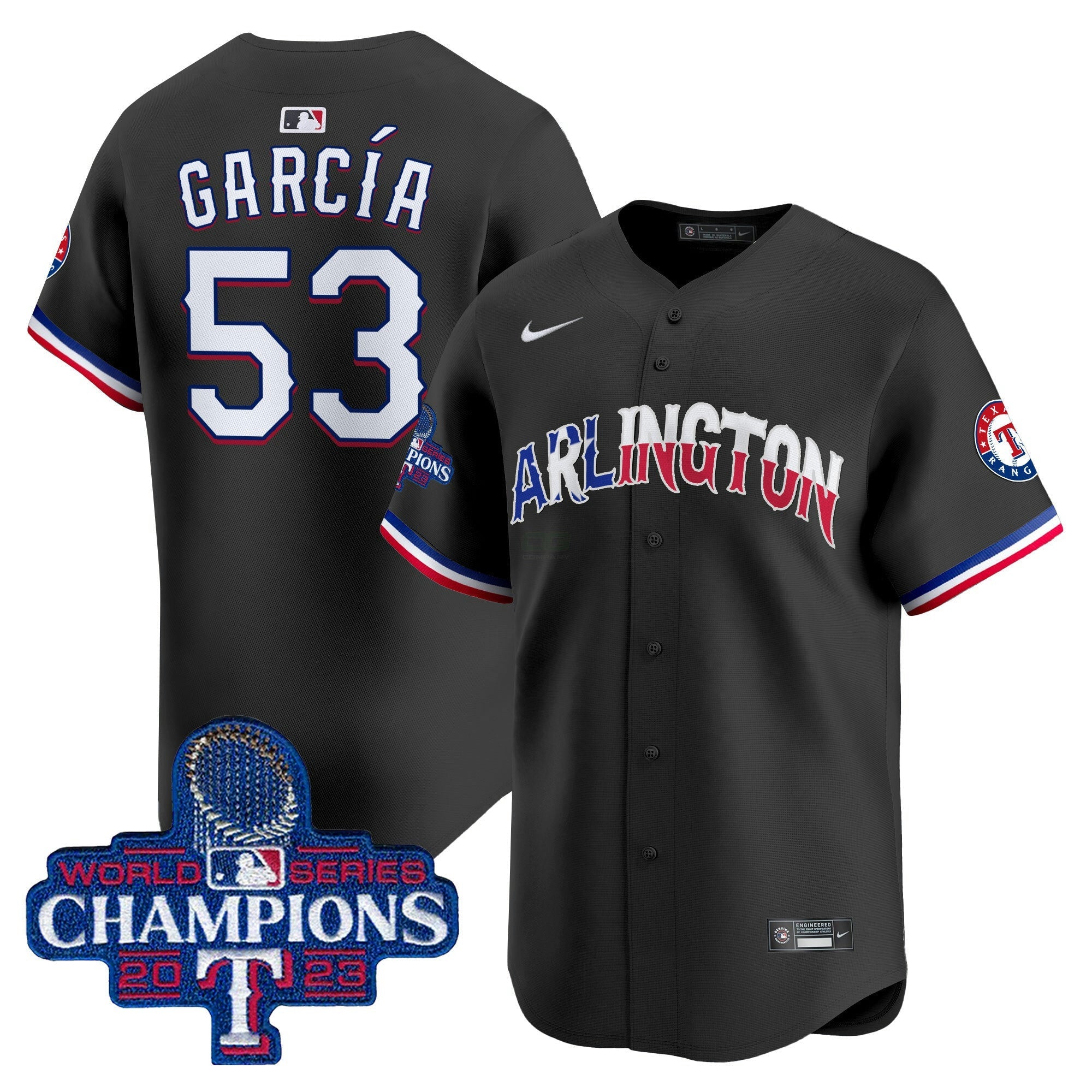 Camisa MLB Men’s Texas Arlington Champions Vapor Premier Limited Jersey