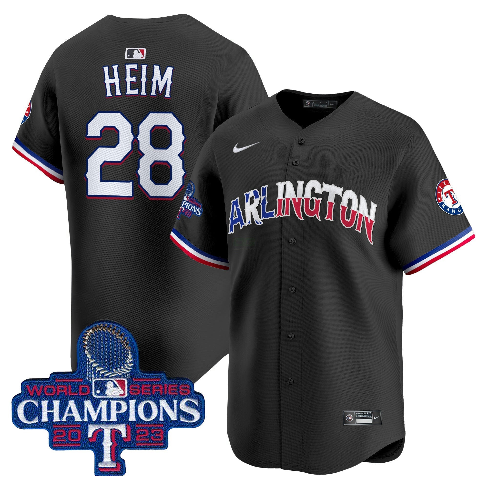 Camisa MLB Men’s Texas Arlington Champions Vapor Premier Limited Jersey