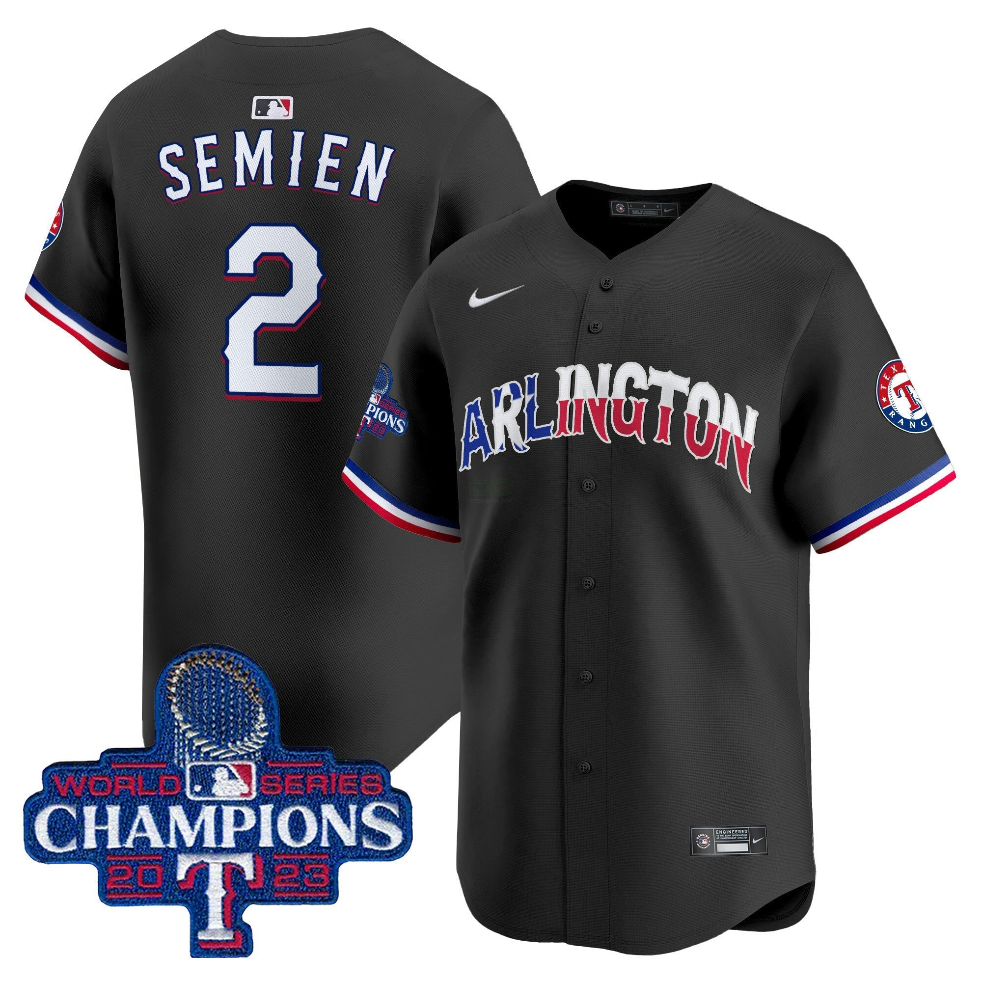 Camisa MLB Men’s Texas Arlington Champions Vapor Premier Limited Jersey