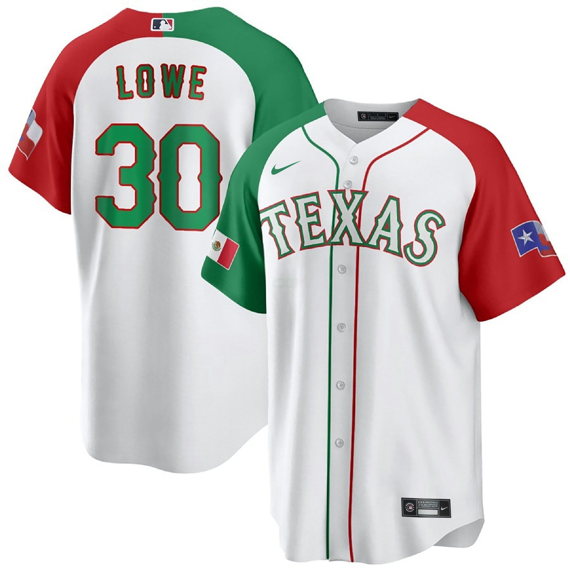 Camisa MLB Men’s Texas Mexican Cool Base Jersey