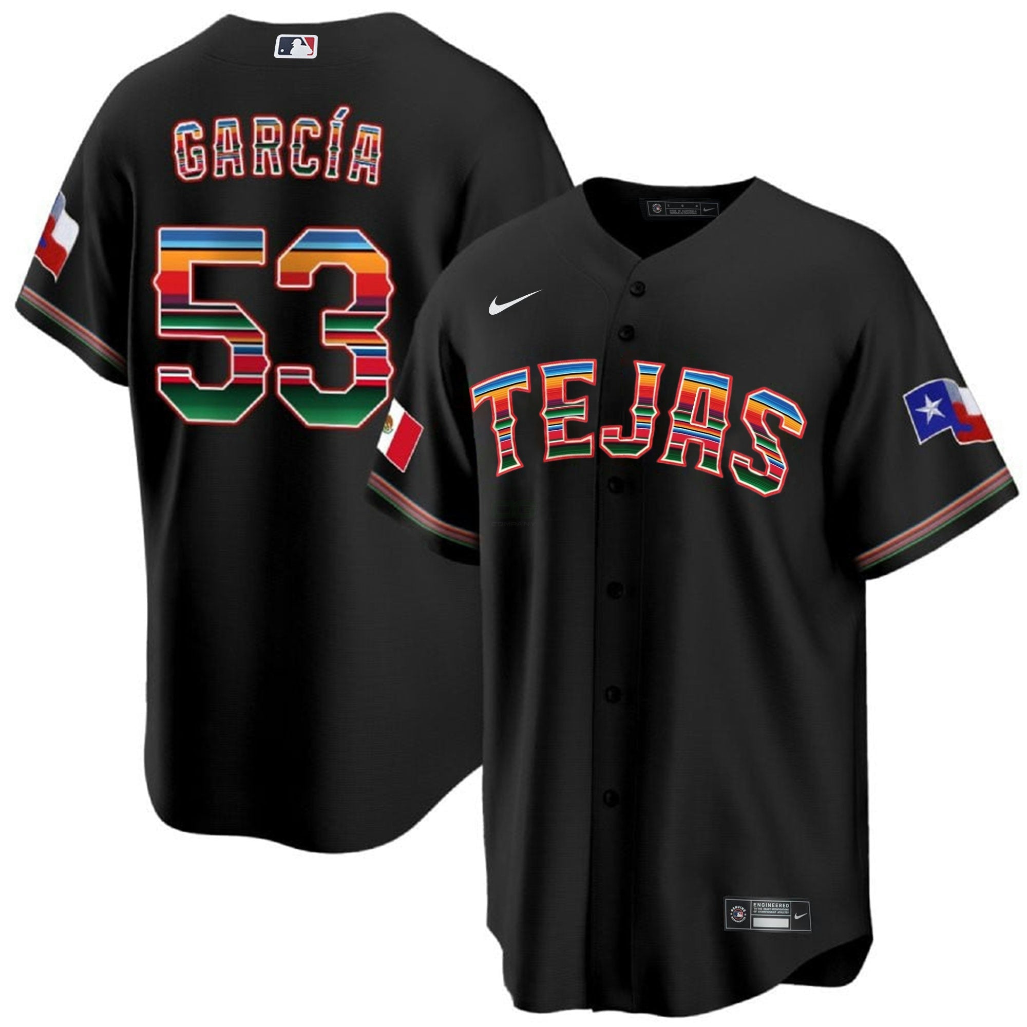 Camisa MLB Men’s Texas Mexican Cool Base Jersey