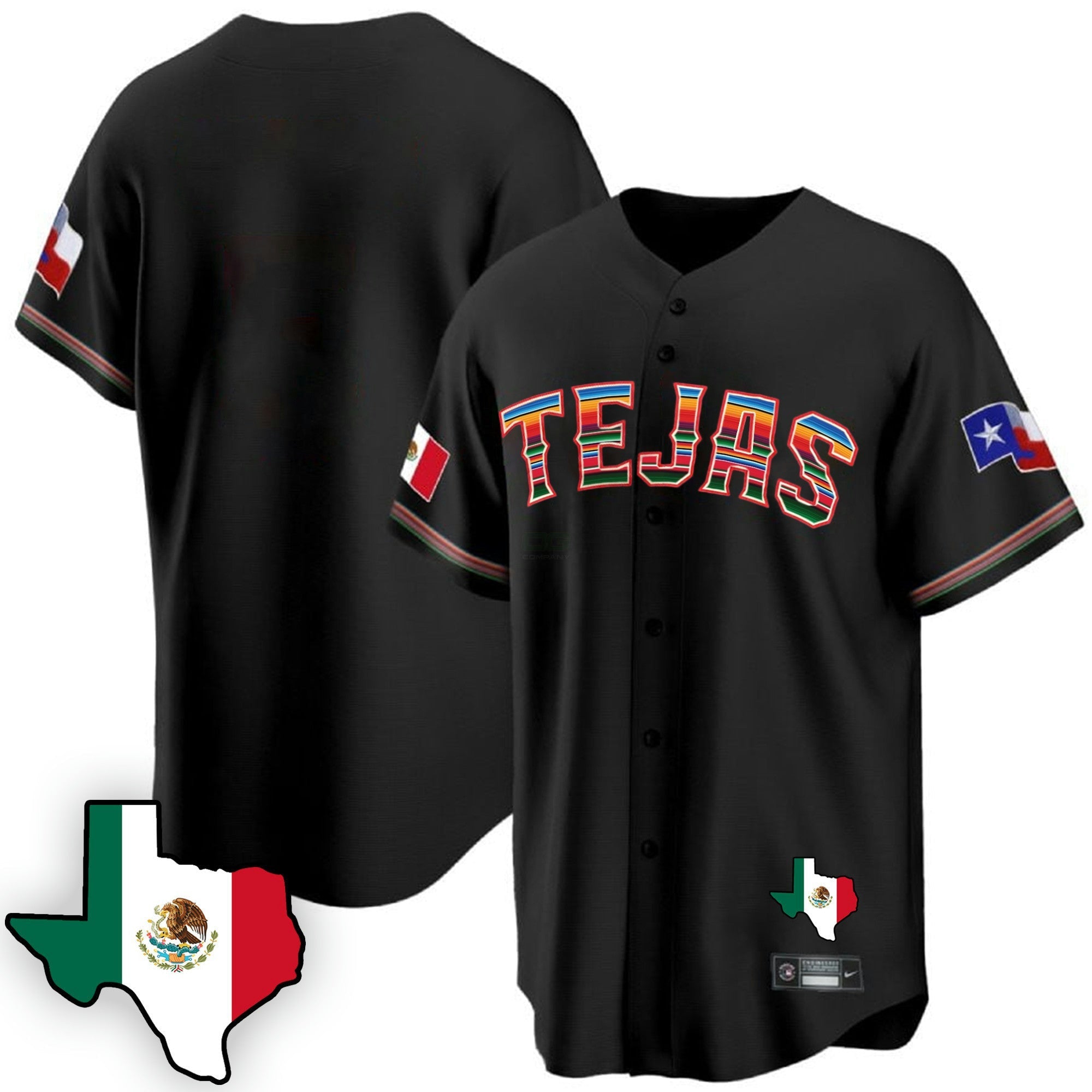 Camisa MLB Men’s Texas Mexican Cool Base Jersey V3
