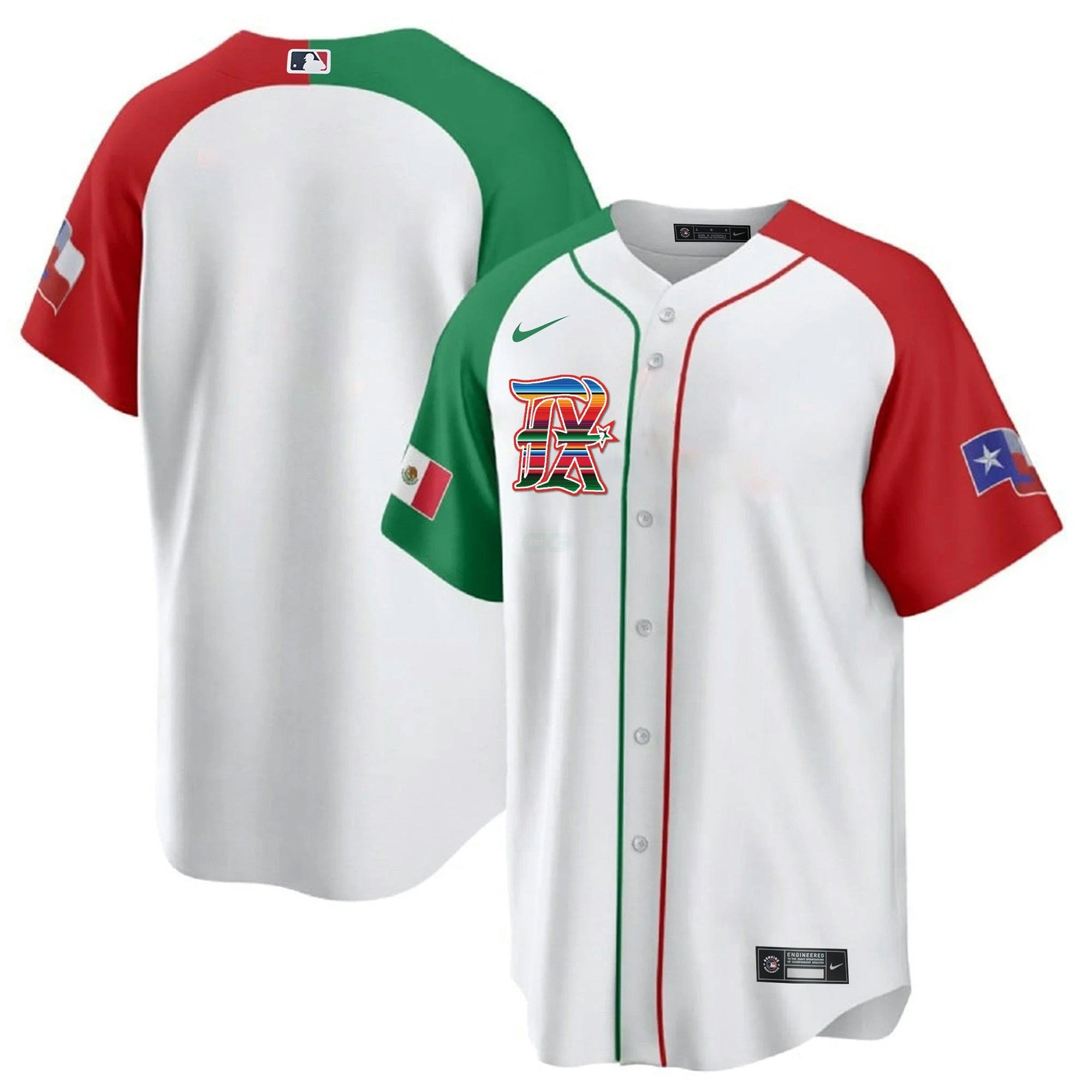 Camisa MLB Men’s Texas Mexican Heritage Night Cool Base Jersey – City Connect
