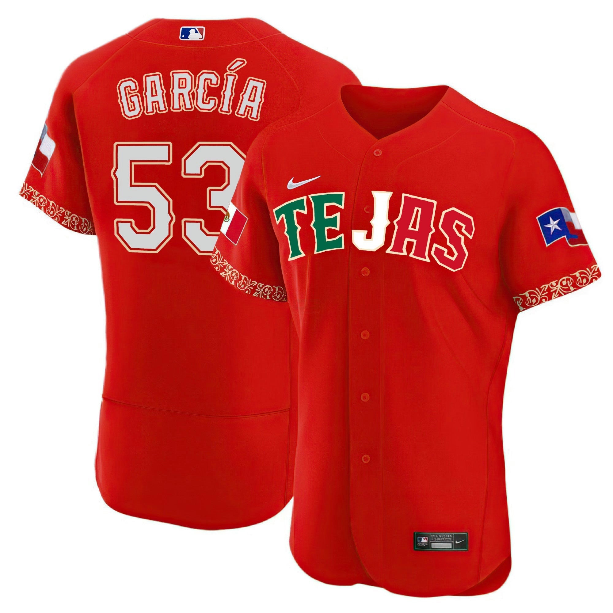 Camisa MLB Men’s Texas Mexican Heritage Night Jersey