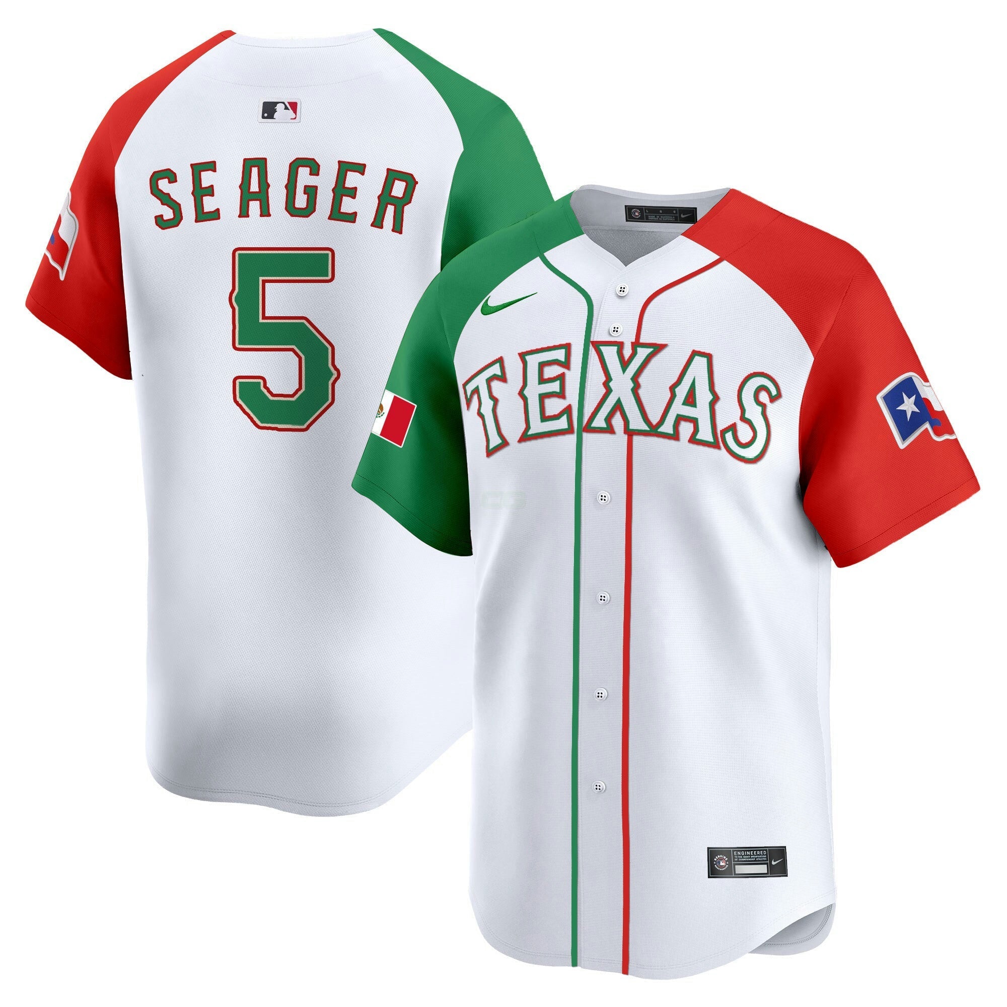 Camisa MLB Men’s Texas Mexico Vapor Premier Limited Jersey