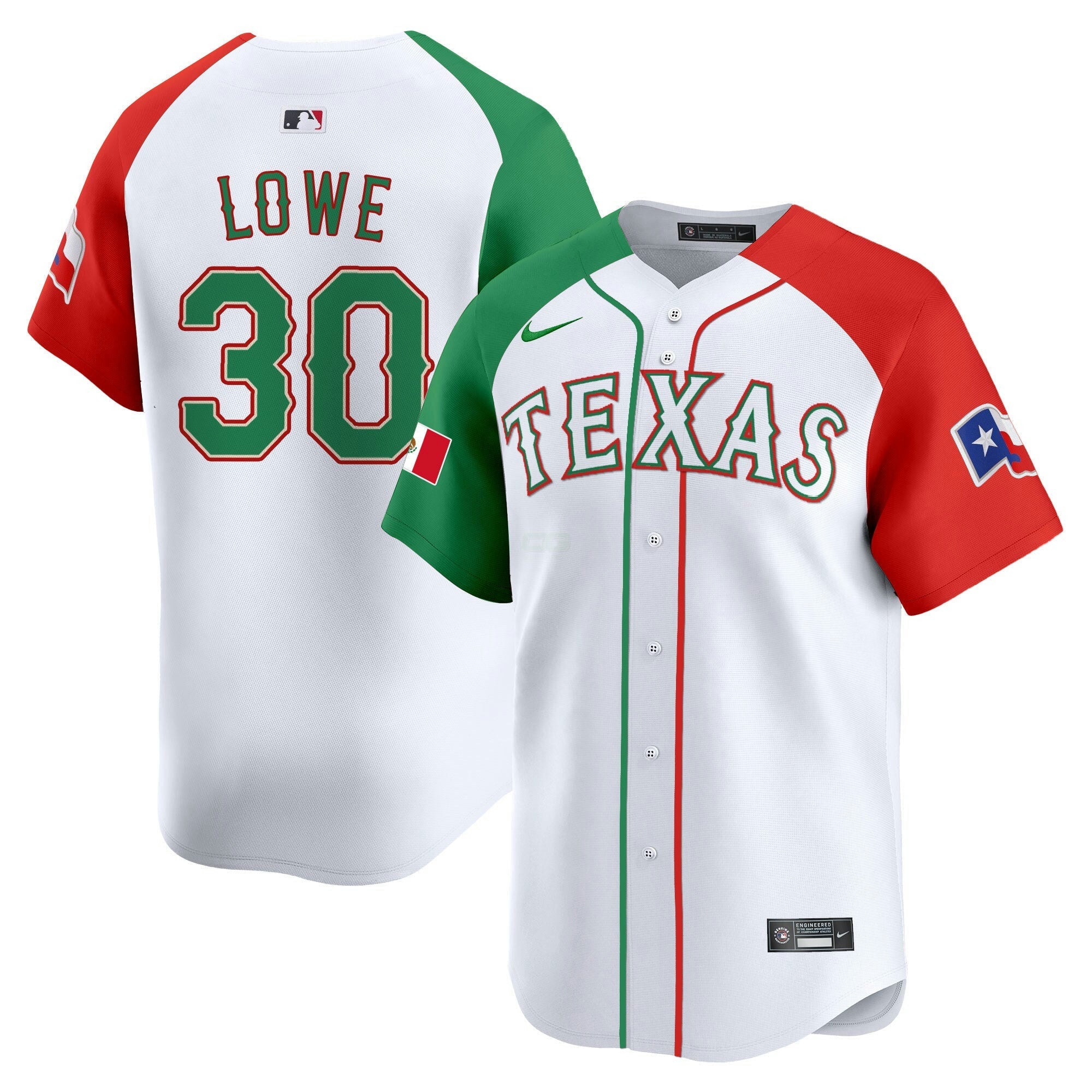 Camisa MLB Men’s Texas Mexico Vapor Premier Limited Jersey