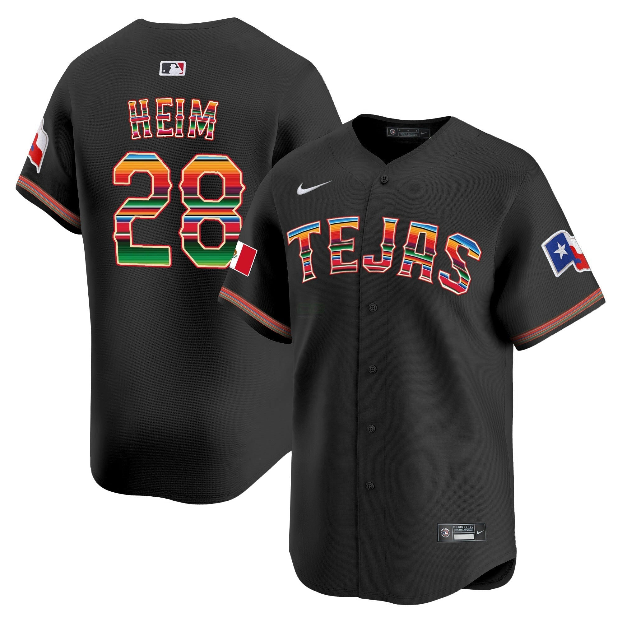 Camisa MLB Men’s Texas Mexico Vapor Premier Limited Jersey