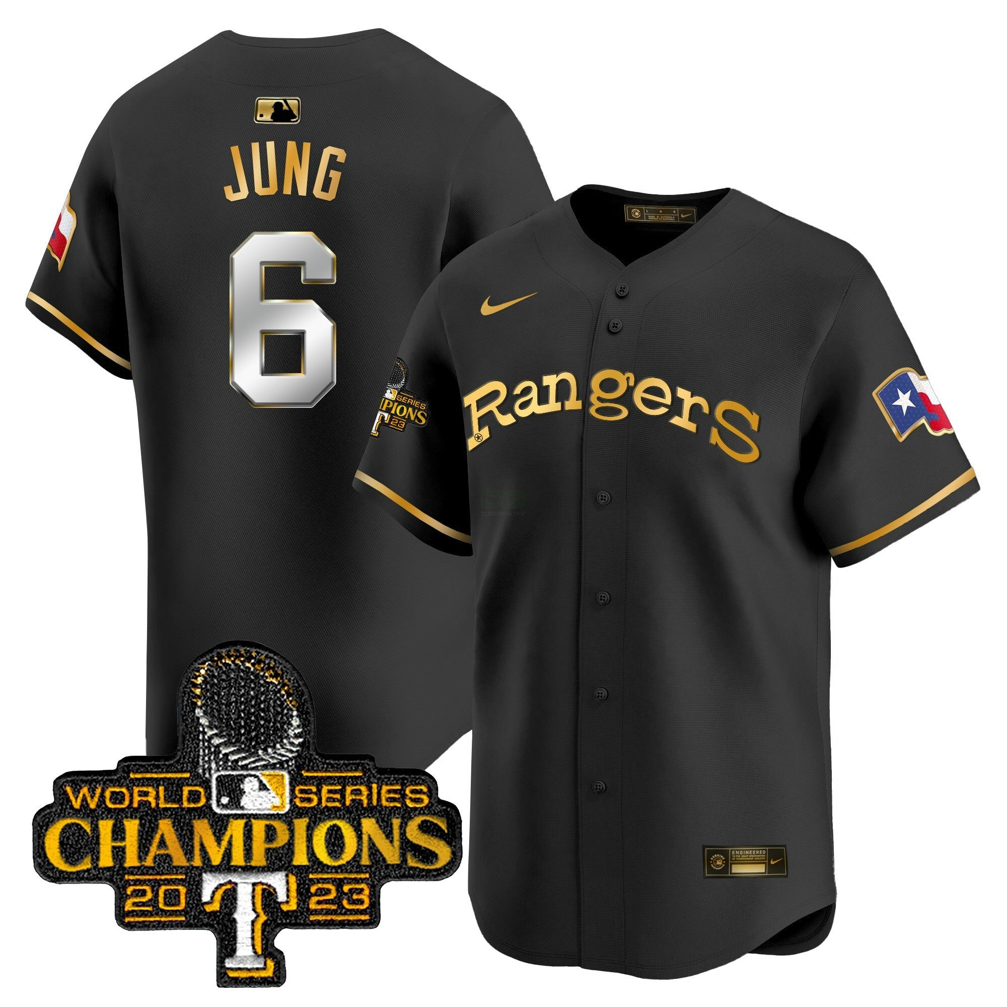 Camisa MLB Men’s Texas Throwback 1972 Vapor Premier Limited Jersey