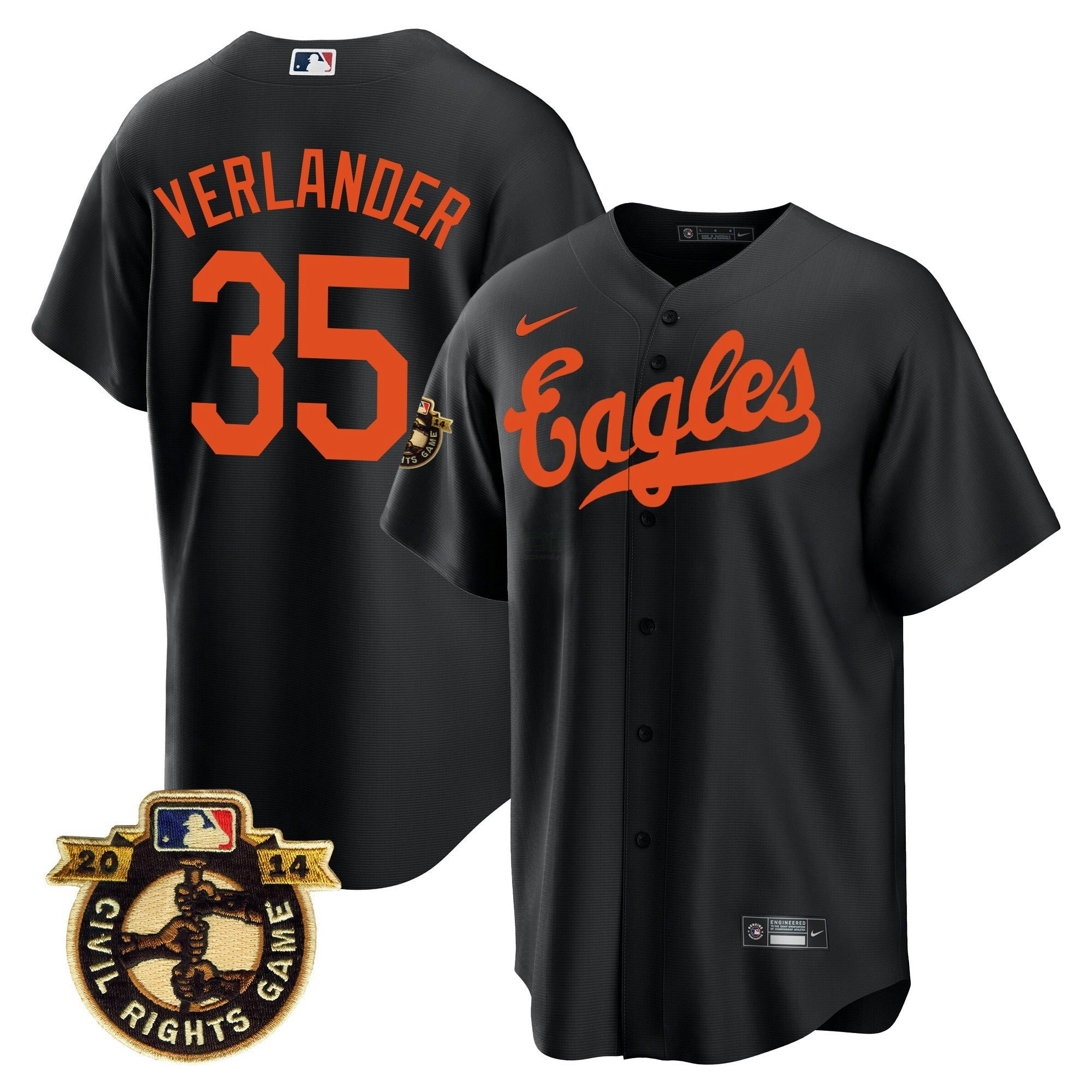 Camisa MLB Men’s Throwback 1950 Houston Eagles Jersey