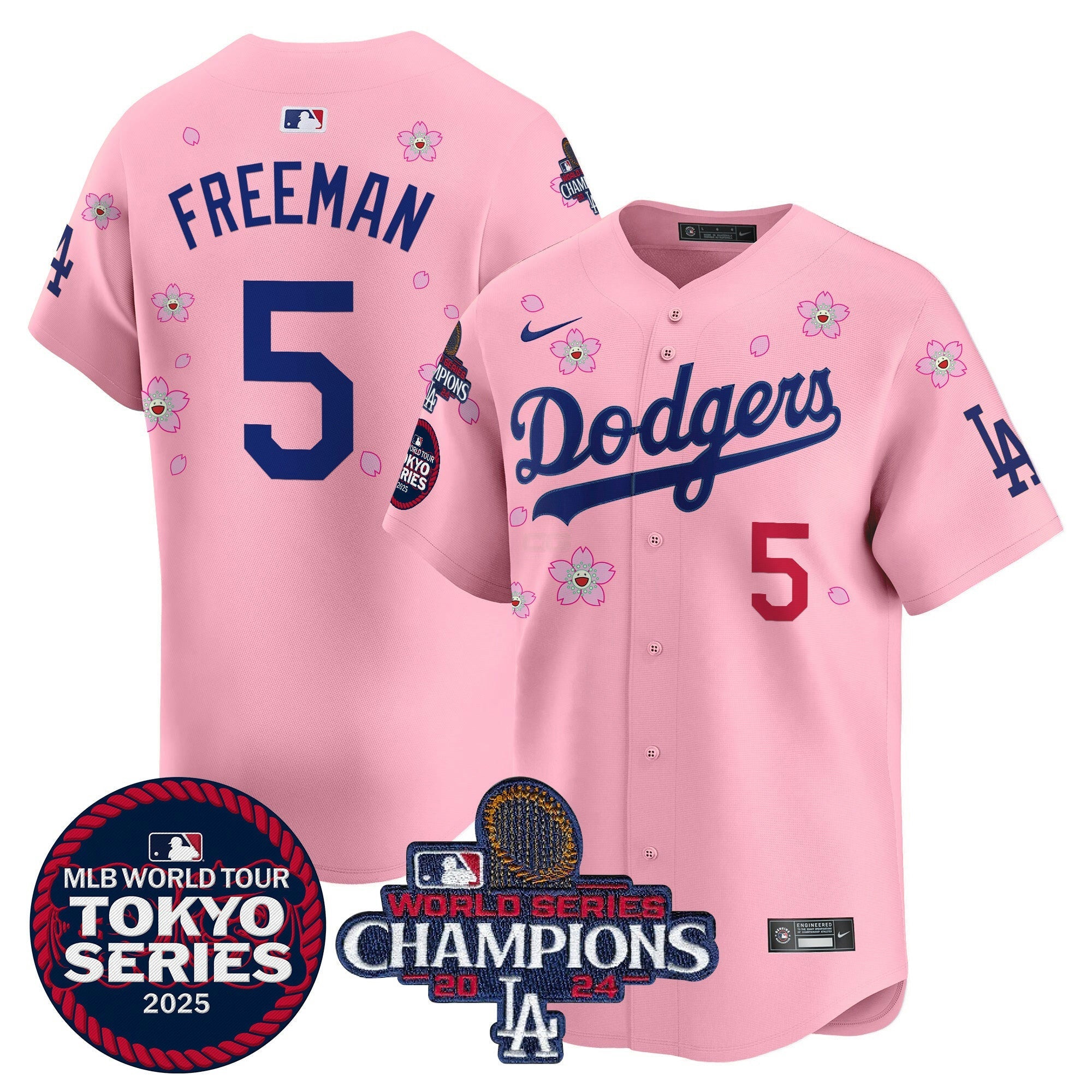 Camisa MLB Men’s Tokyo Series 2025 World Series Champions Patch Vapor Premier Limited Jersey – Stitched