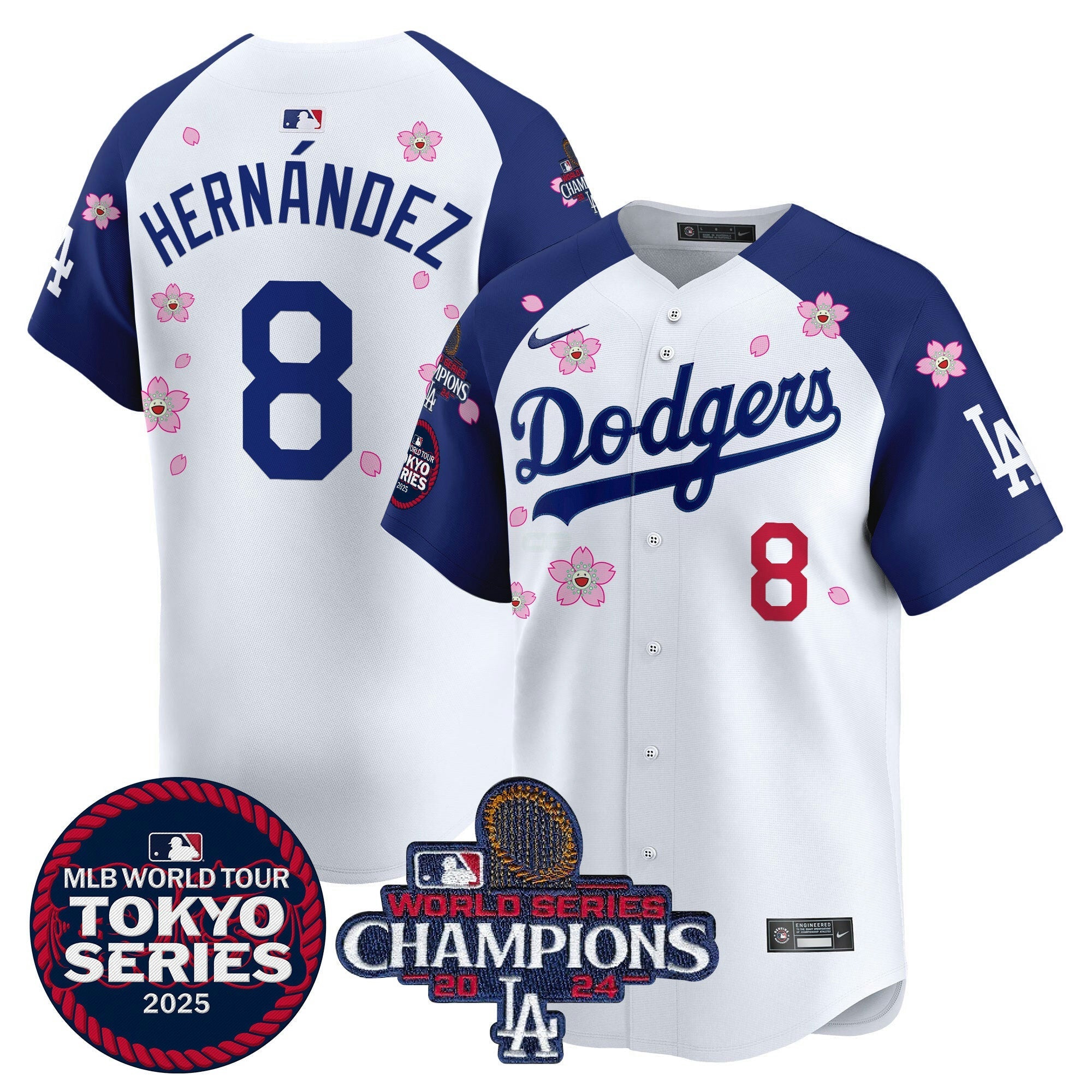 Camisa MLB Men’s Tokyo Series 2025 World Series Champions Patch Vapor Premier Limited Jersey – Stitched