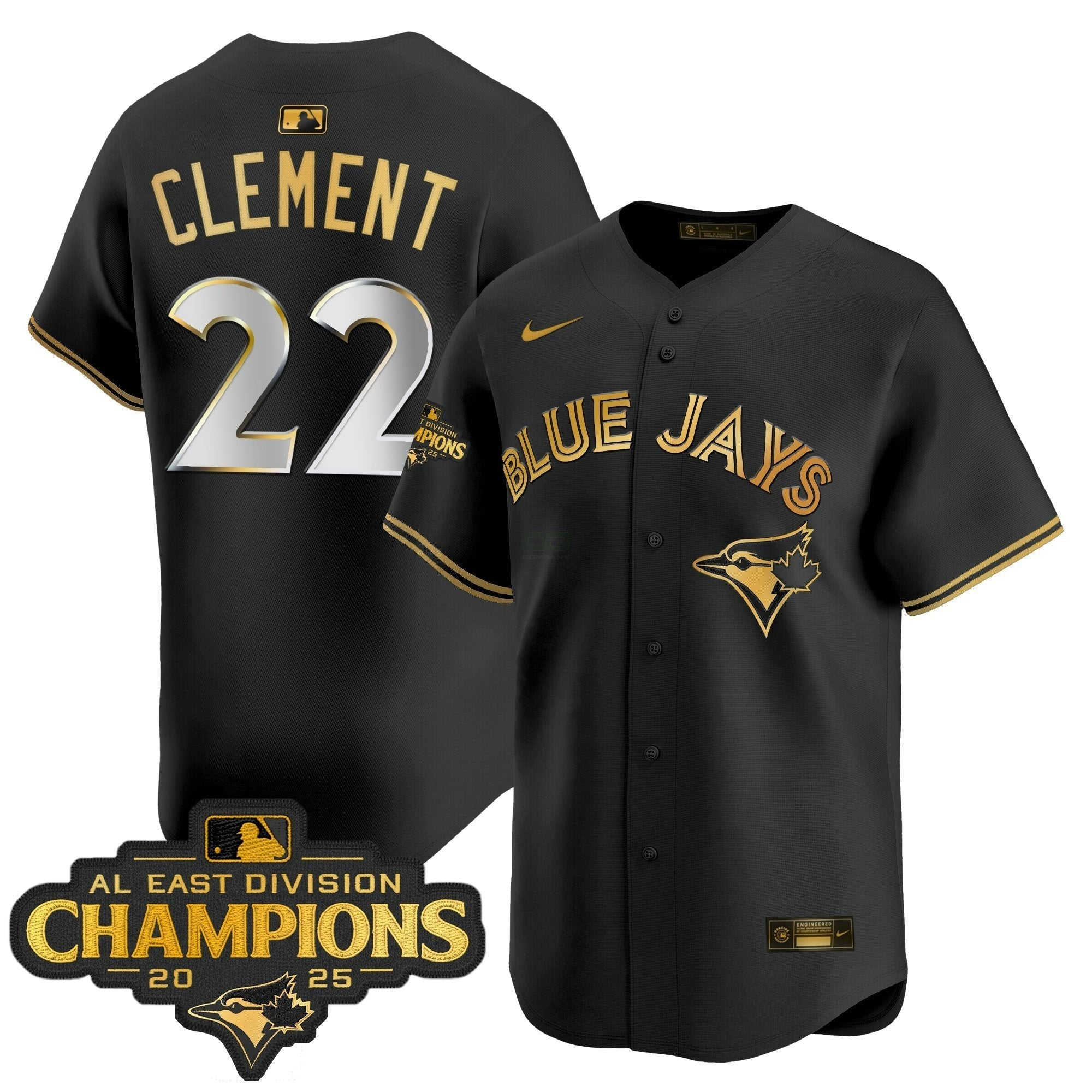 Camisa MLB Men’s Toronto 2025 AL East Division Champions Vapor Premier Limited Jersey