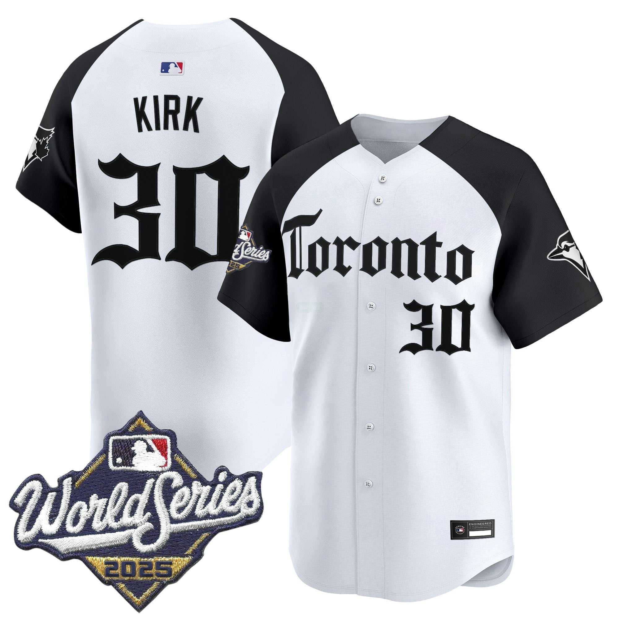 Camisa MLB Men’s Toronto 2025 World Series Vapor Premier Limited Jersey – Gothic North Edition