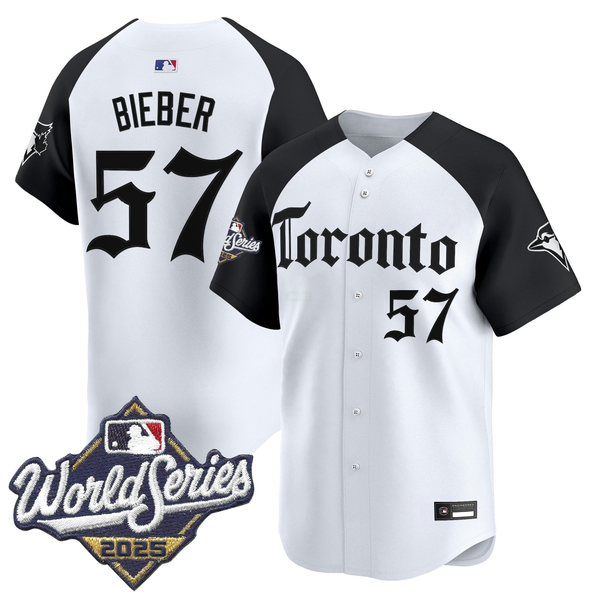Camisa MLB Men’s Toronto 2025 World Series Vapor Premier Limited Jersey – Gothic North Edition