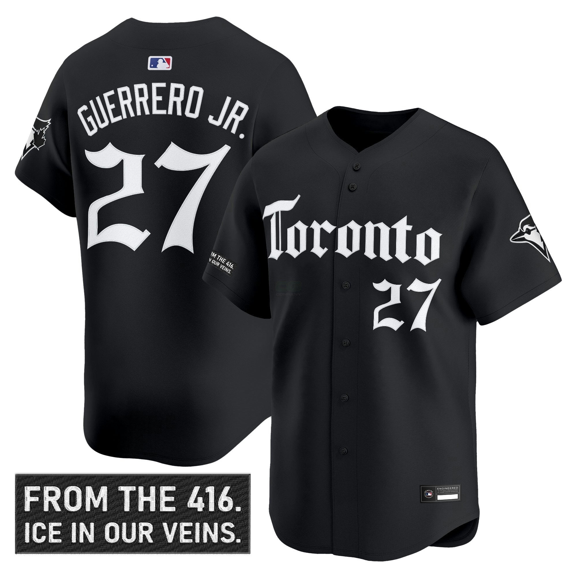 Camisa MLB Men’s Toronto ‘Gothic North Edition’ Vapor Premier Limited Jersey