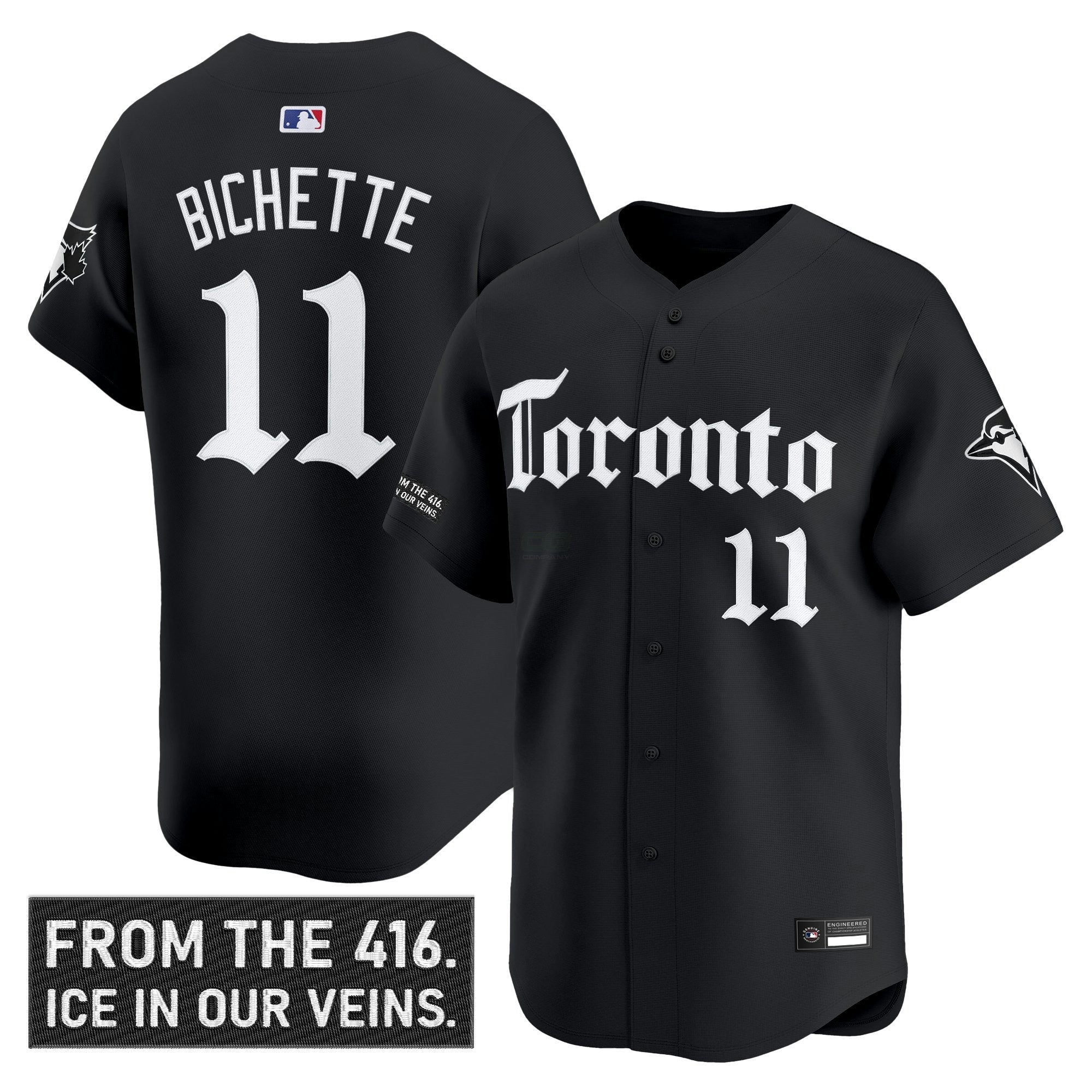 Camisa MLB Men’s Toronto ‘Gothic North Edition’ Vapor Premier Limited Jersey