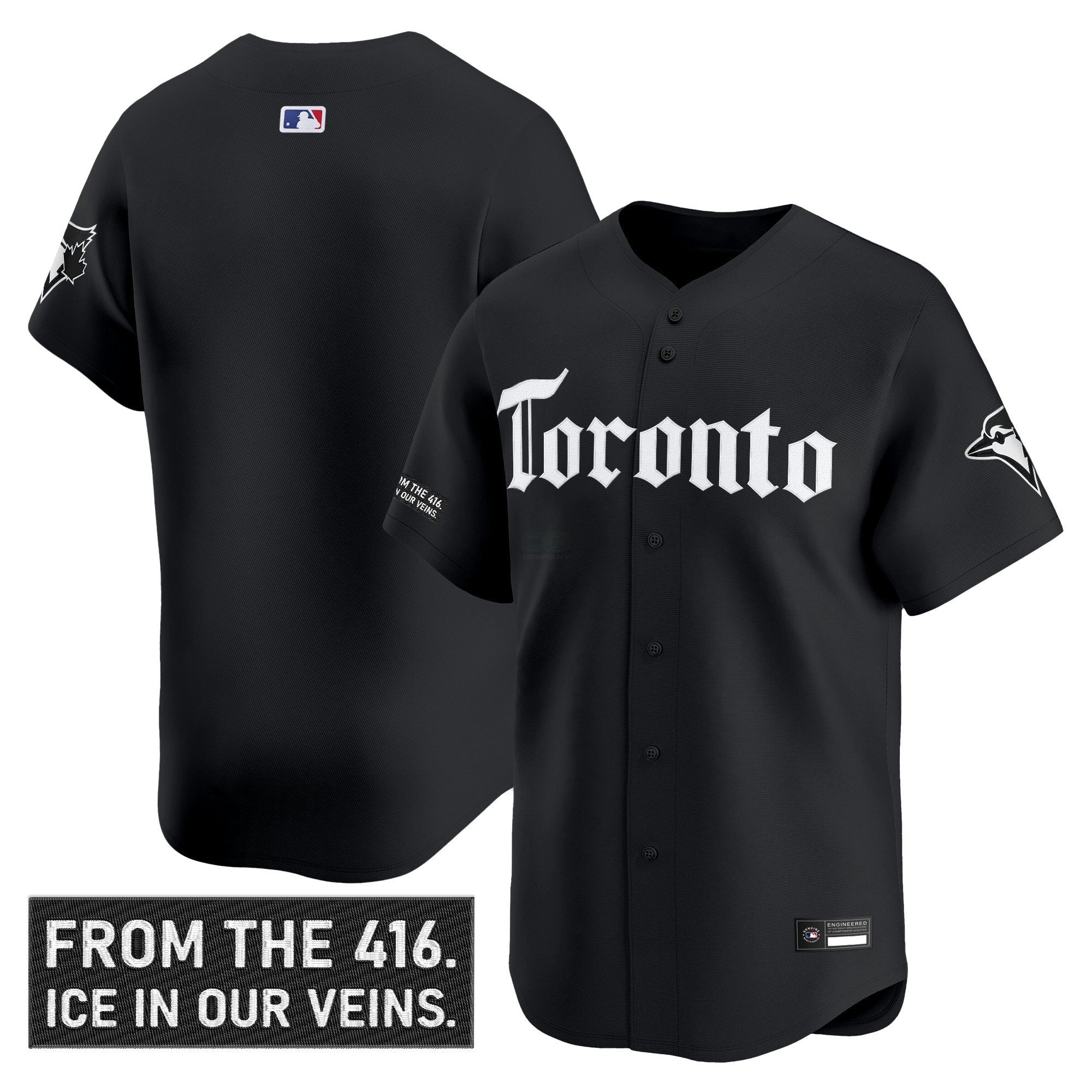 Camisa MLB Men’s Toronto ‘Gothic North Edition’ Vapor Premier Limited Jersey