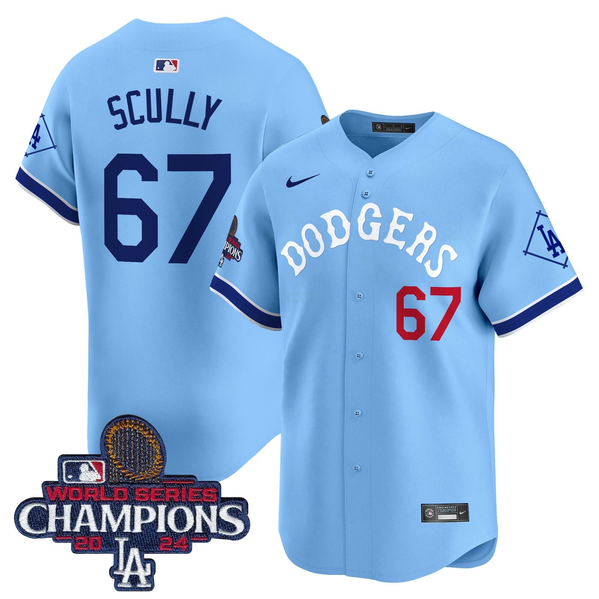 Camisa MLB Men’s Tribute 2024 World Series Champions Vapor Premier Limited Jersey