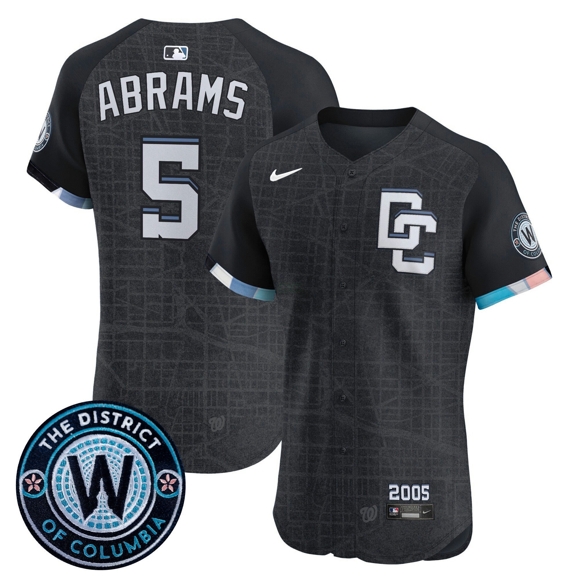 Camisa MLB Men’s Washington 2025 City Connect Vapor Premier Elite Jersey – Stitched