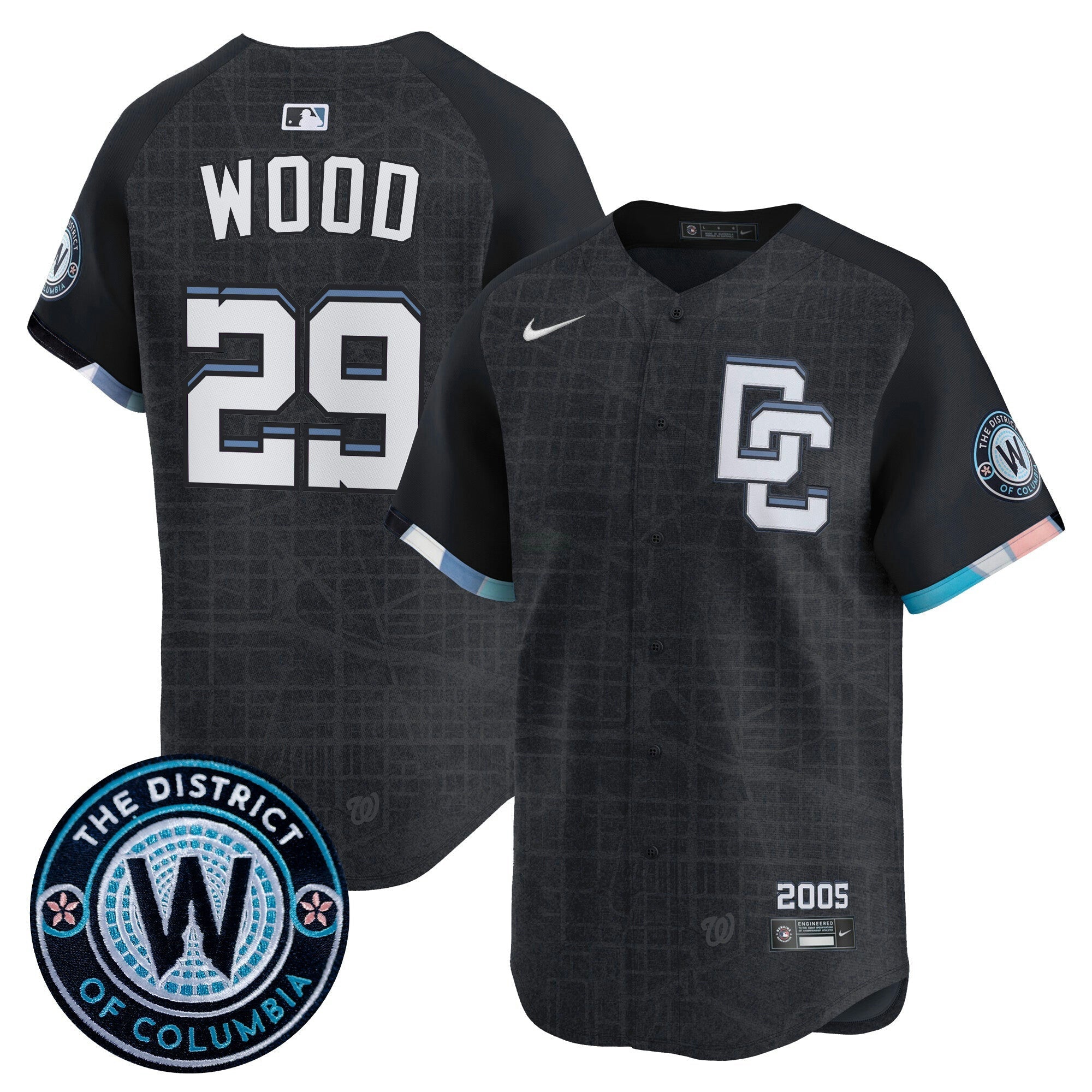 Camisa MLB Men’s Washington 2025 City Connect Vapor Premier Limited Jersey – Stitched