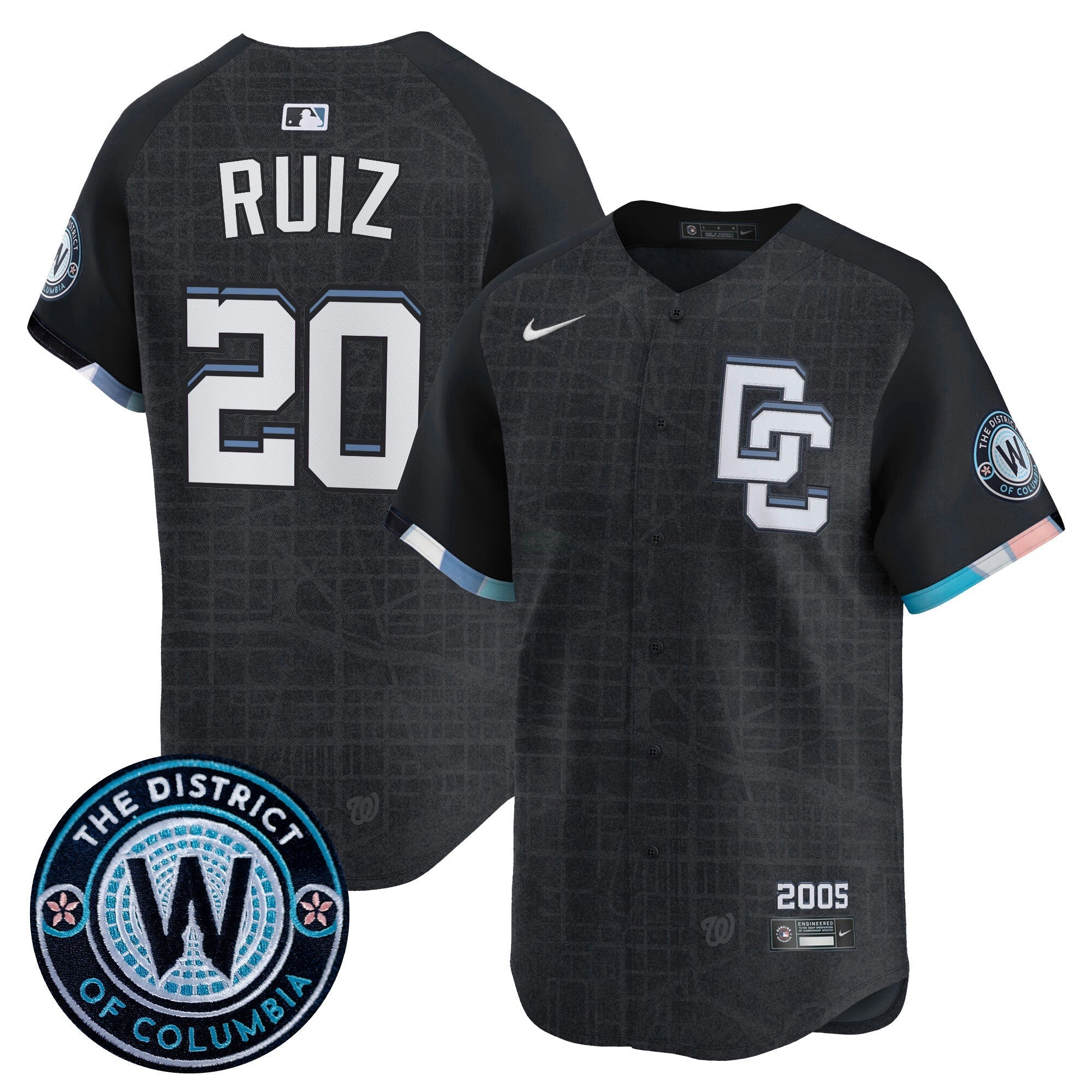 Camisa MLB Men’s Washington 2025 City Connect Vapor Premier Limited Jersey – Stitched