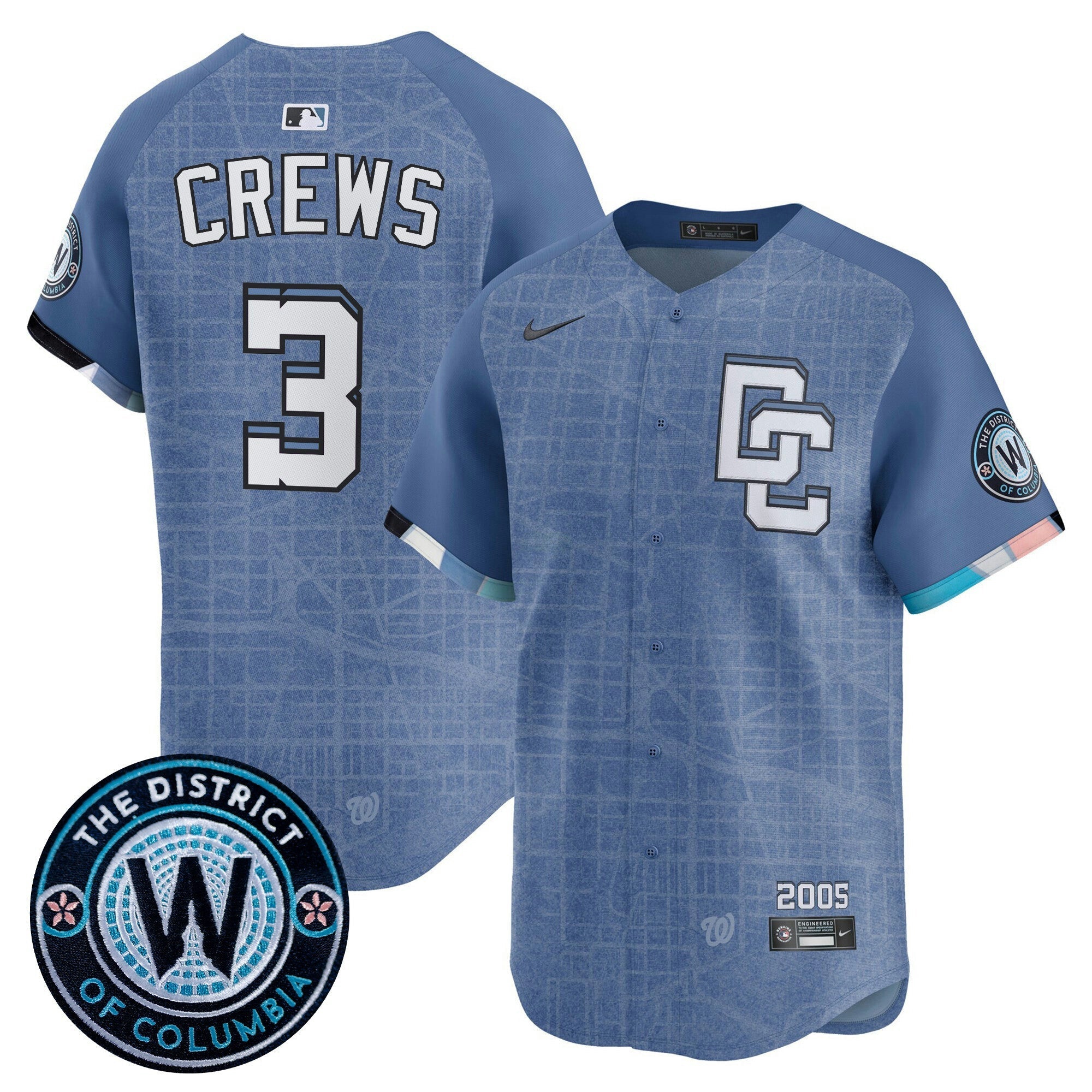 Camisa MLB Men’s Washington 2025 City Connect Vapor Premier Limited Jersey – Stitched