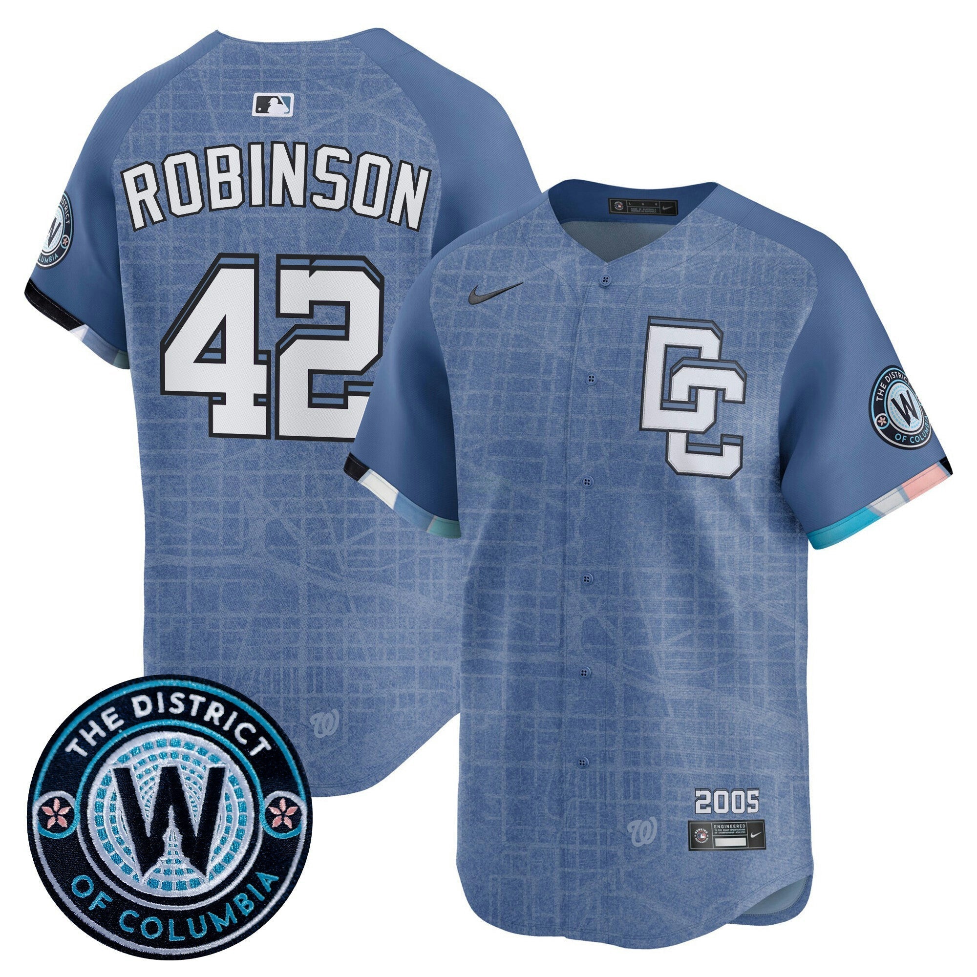 Camisa MLB Men’s Washington 2025 City Connect Vapor Premier Limited Jersey – Stitched