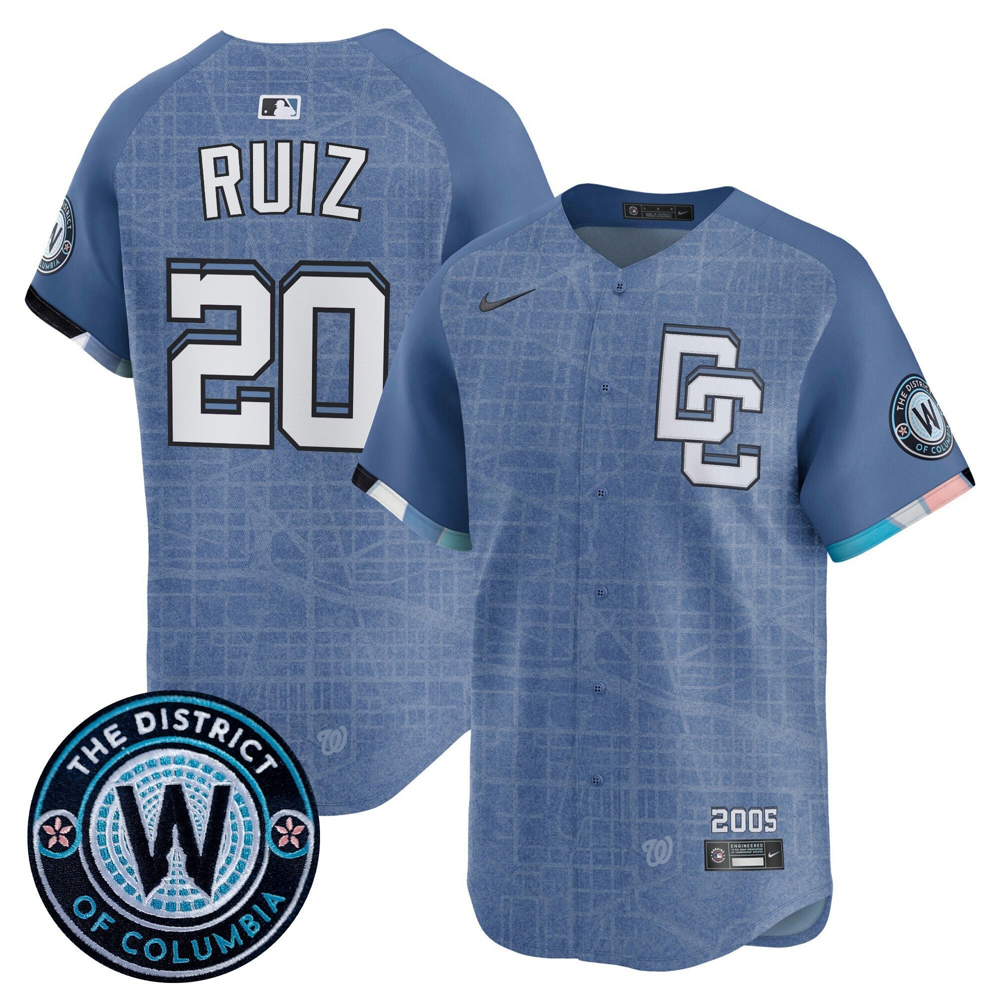 Camisa MLB Men’s Washington 2025 City Connect Vapor Premier Limited Jersey – Stitched