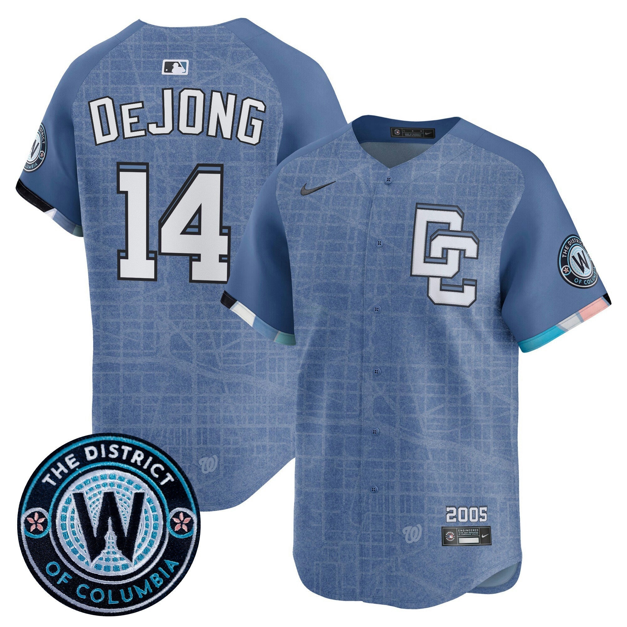 Camisa MLB Men’s Washington 2025 City Connect Vapor Premier Limited Jersey – Stitched
