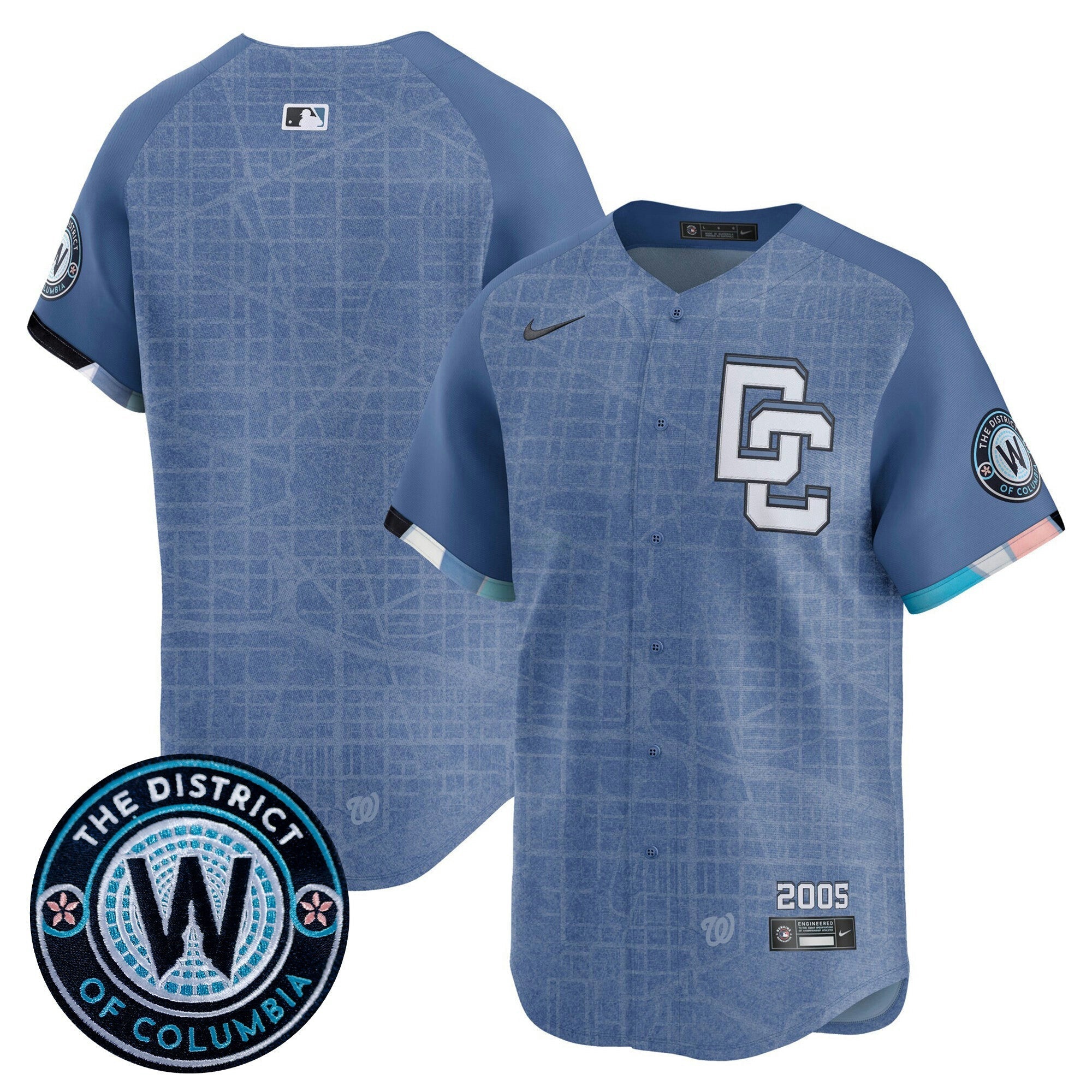 Camisa MLB Men’s Washington 2025 City Connect Vapor Premier Limited Jersey – Stitched