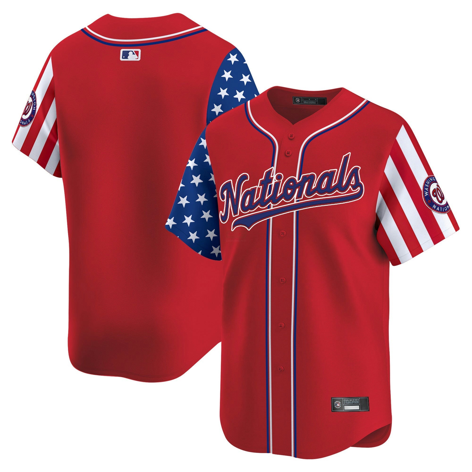 Camisa MLB Men’s Washington 2025 Independence Day Vapor Premier Limited Jersey
