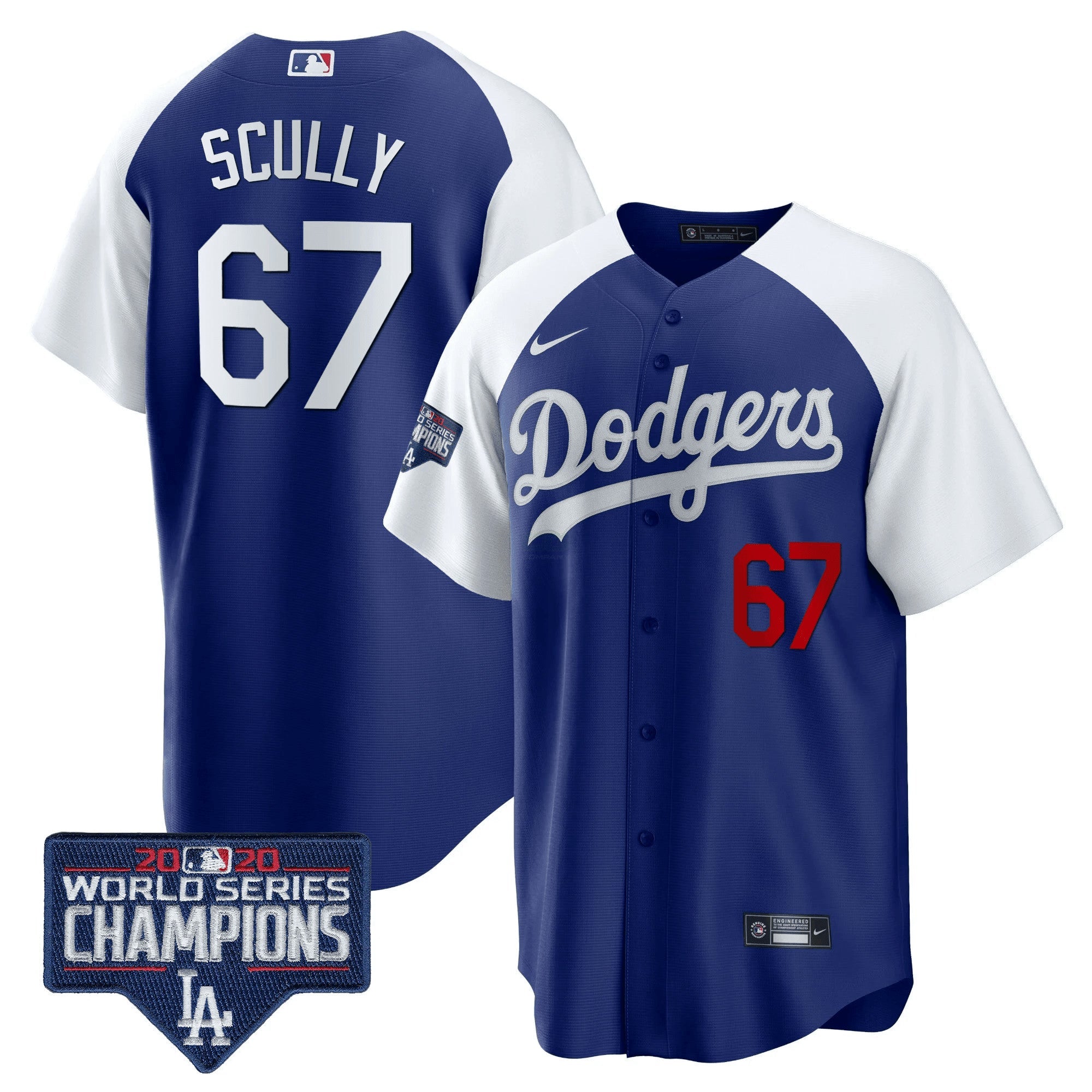 Camisa MLB Men’s World Series Champions Patch Cool Base Jersey