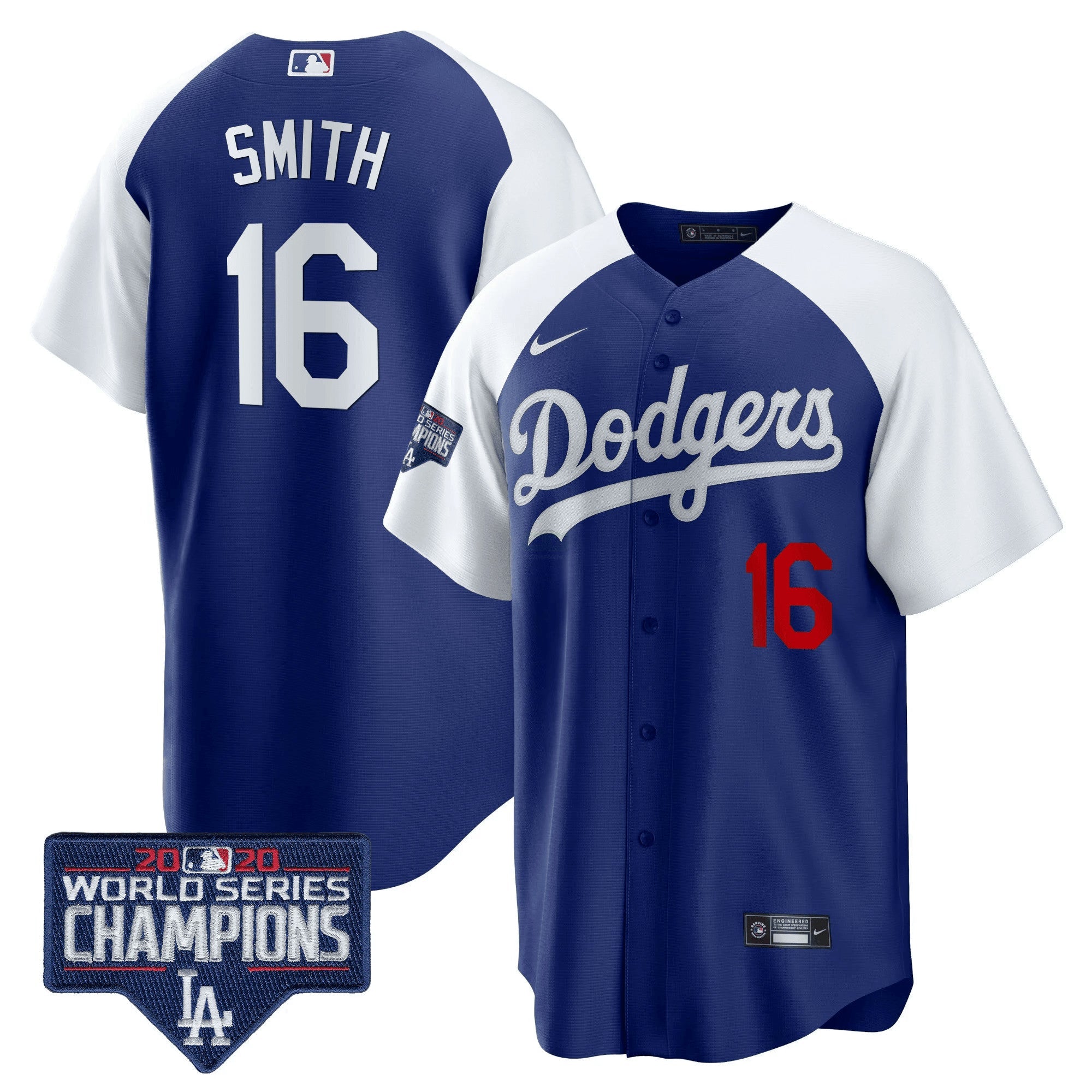 Camisa MLB Men’s World Series Champions Patch Cool Base Jersey
