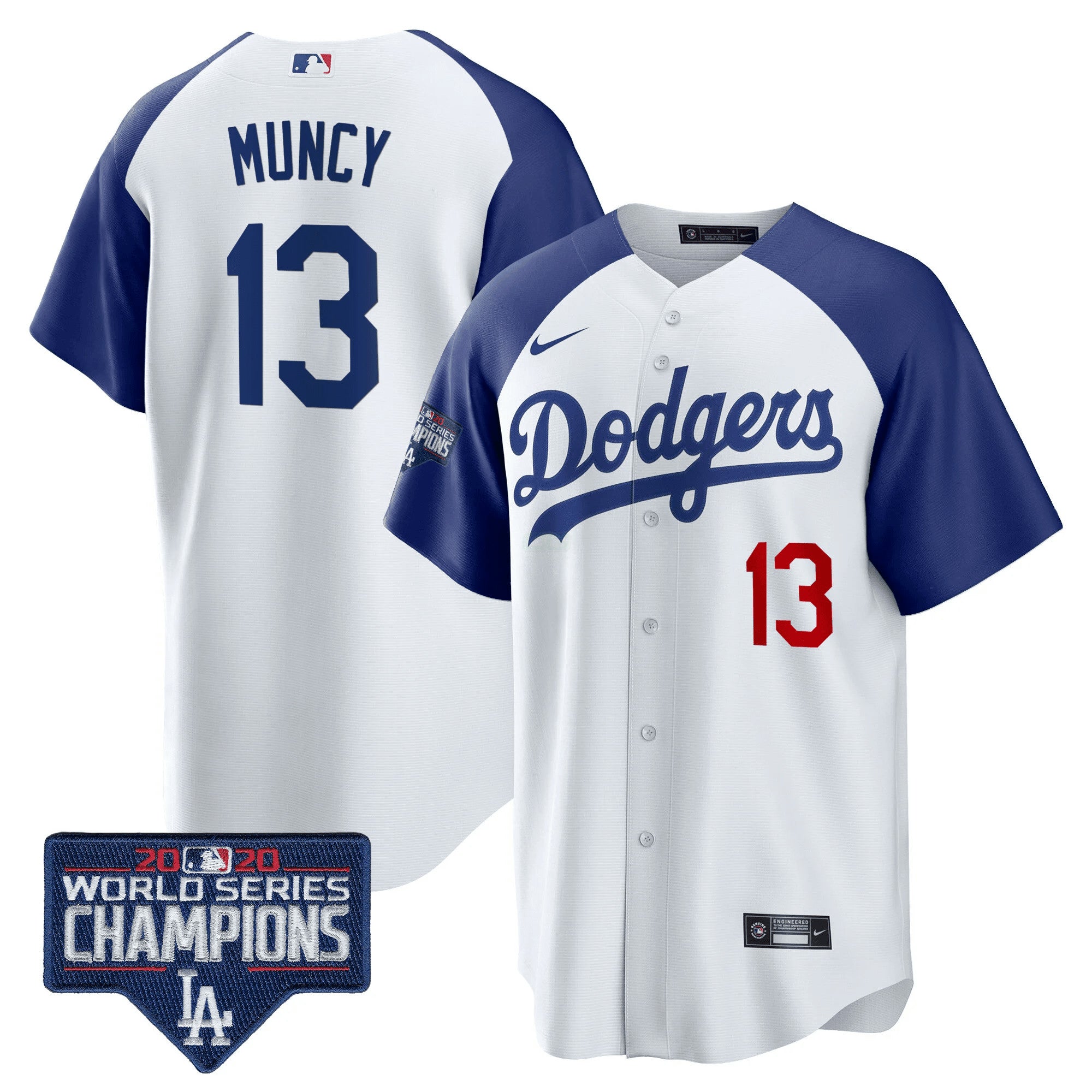 Camisa MLB Men’s World Series Champions Patch Cool Base Jersey