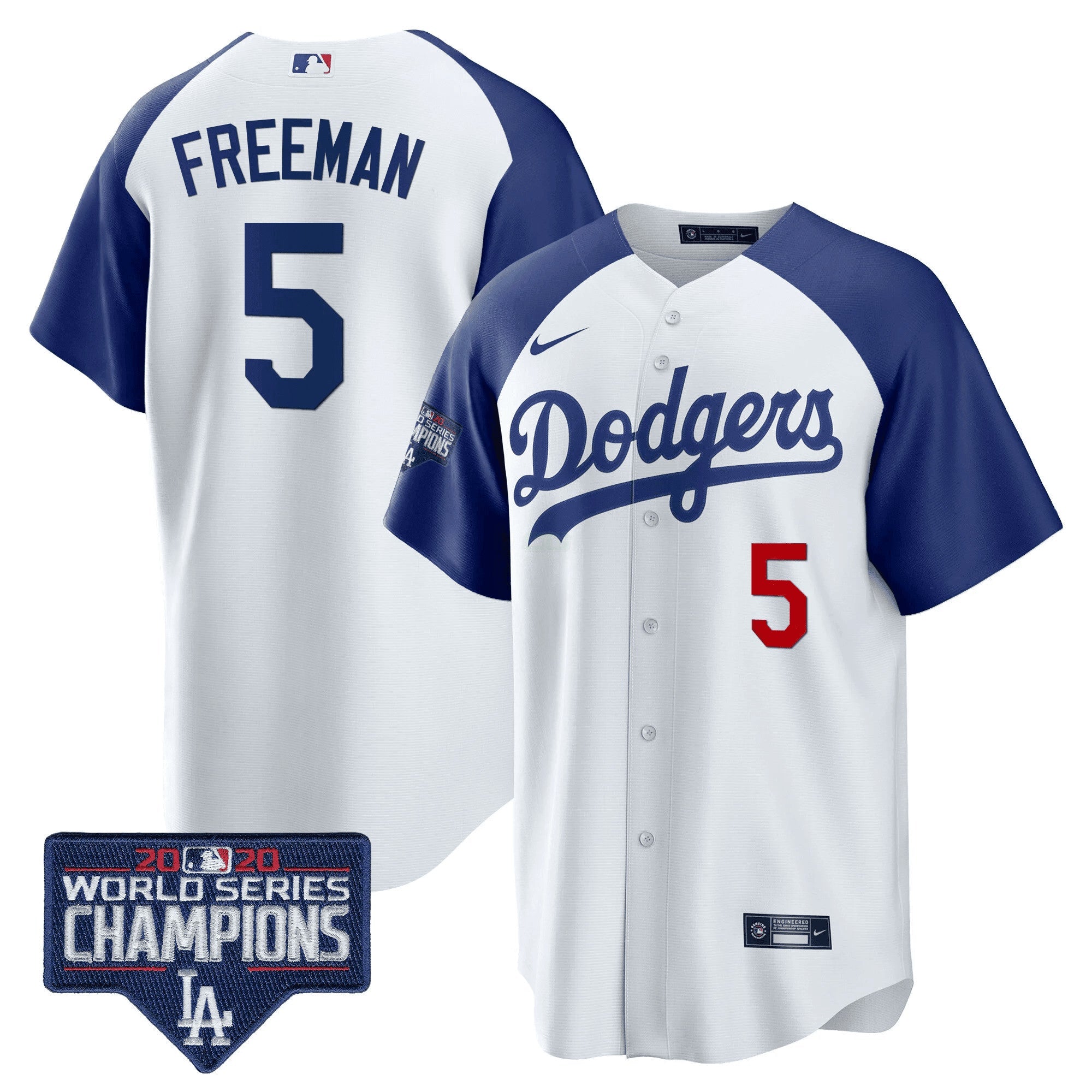 Camisa MLB Men’s World Series Champions Patch Cool Base Jersey