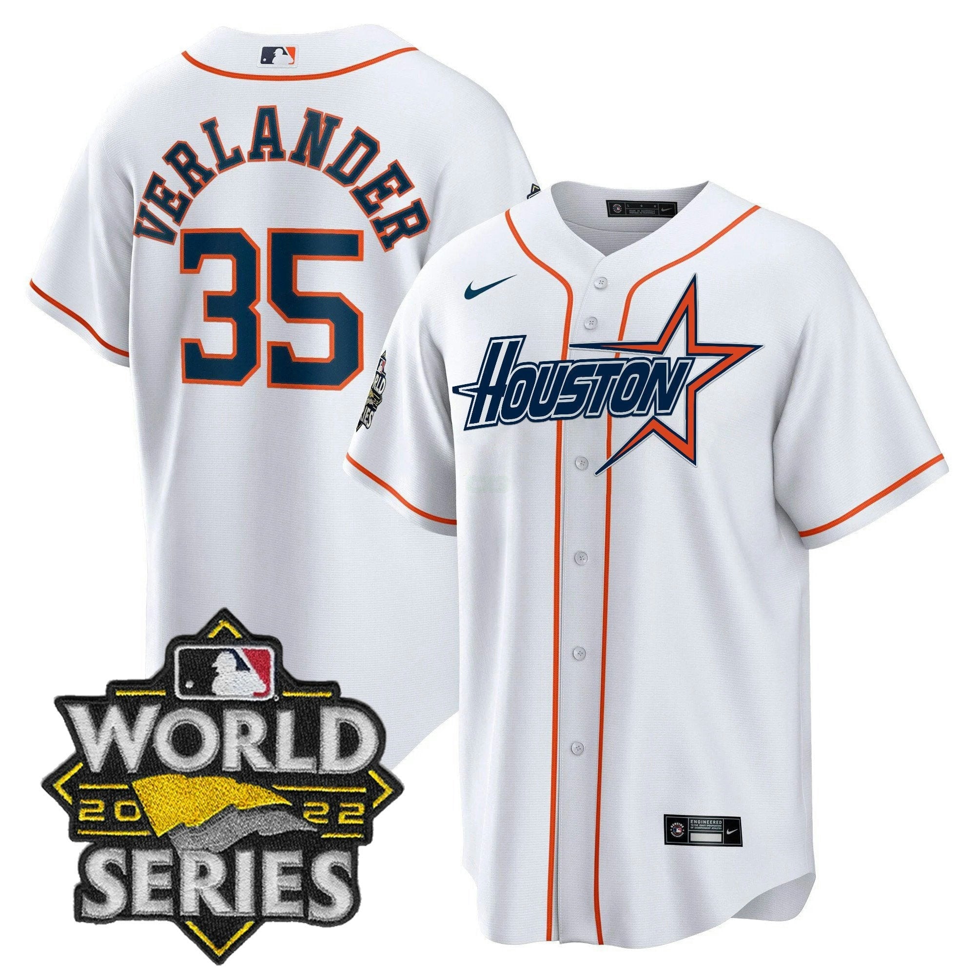 Camisa MLB Men’s World Series Preta Dourada Special Jersey