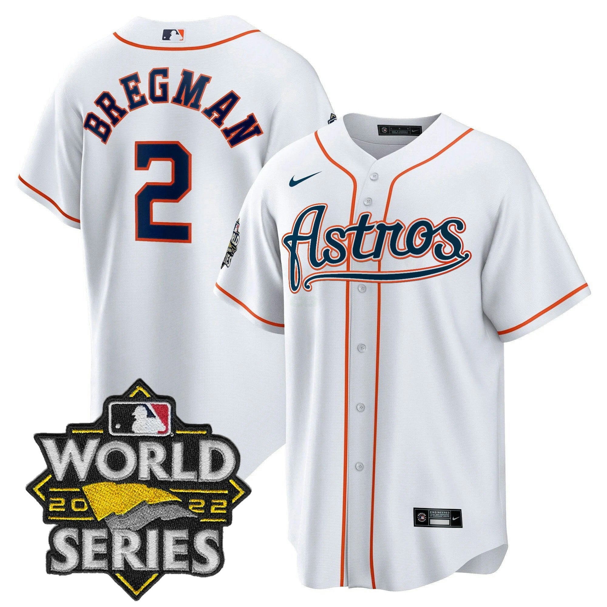 Camisa MLB Men’s World Series & Throwback Patch Dourada Jersey V2