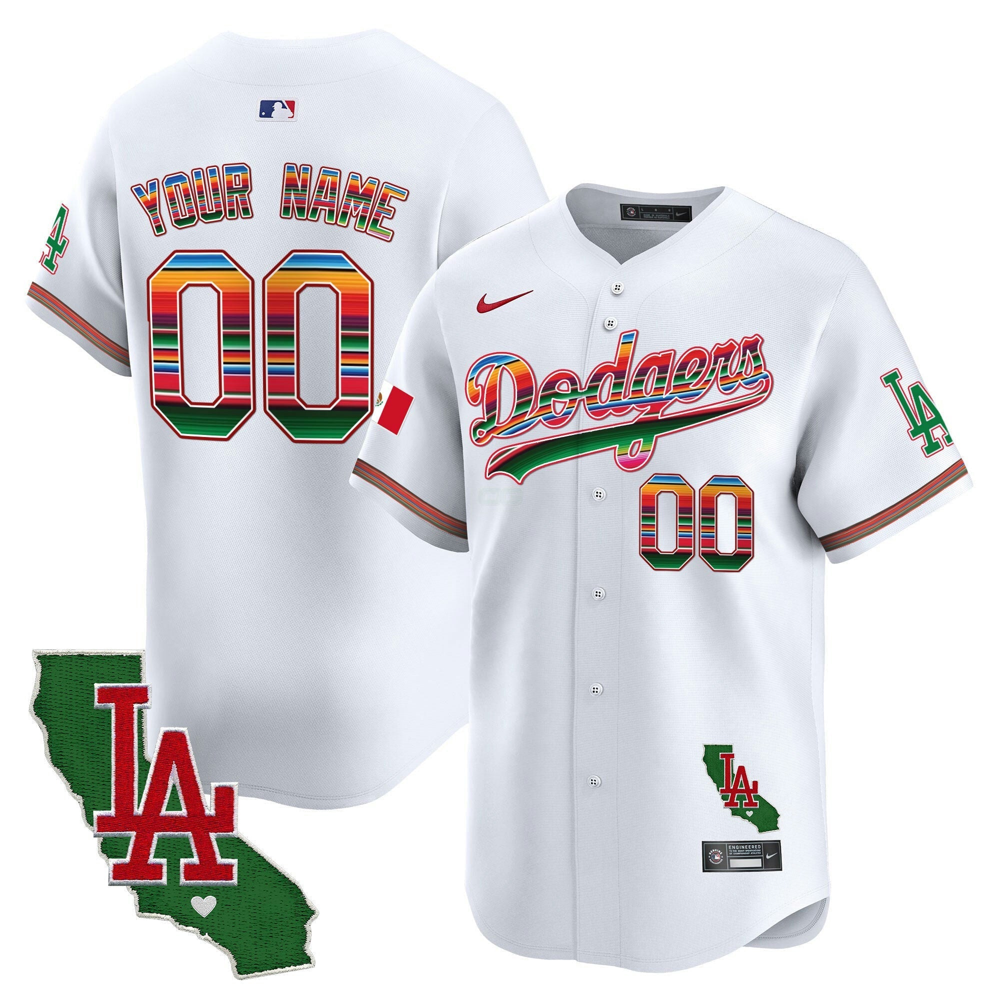Camisa MLB Mexico California Patch Vapor Premier Limited Jersey