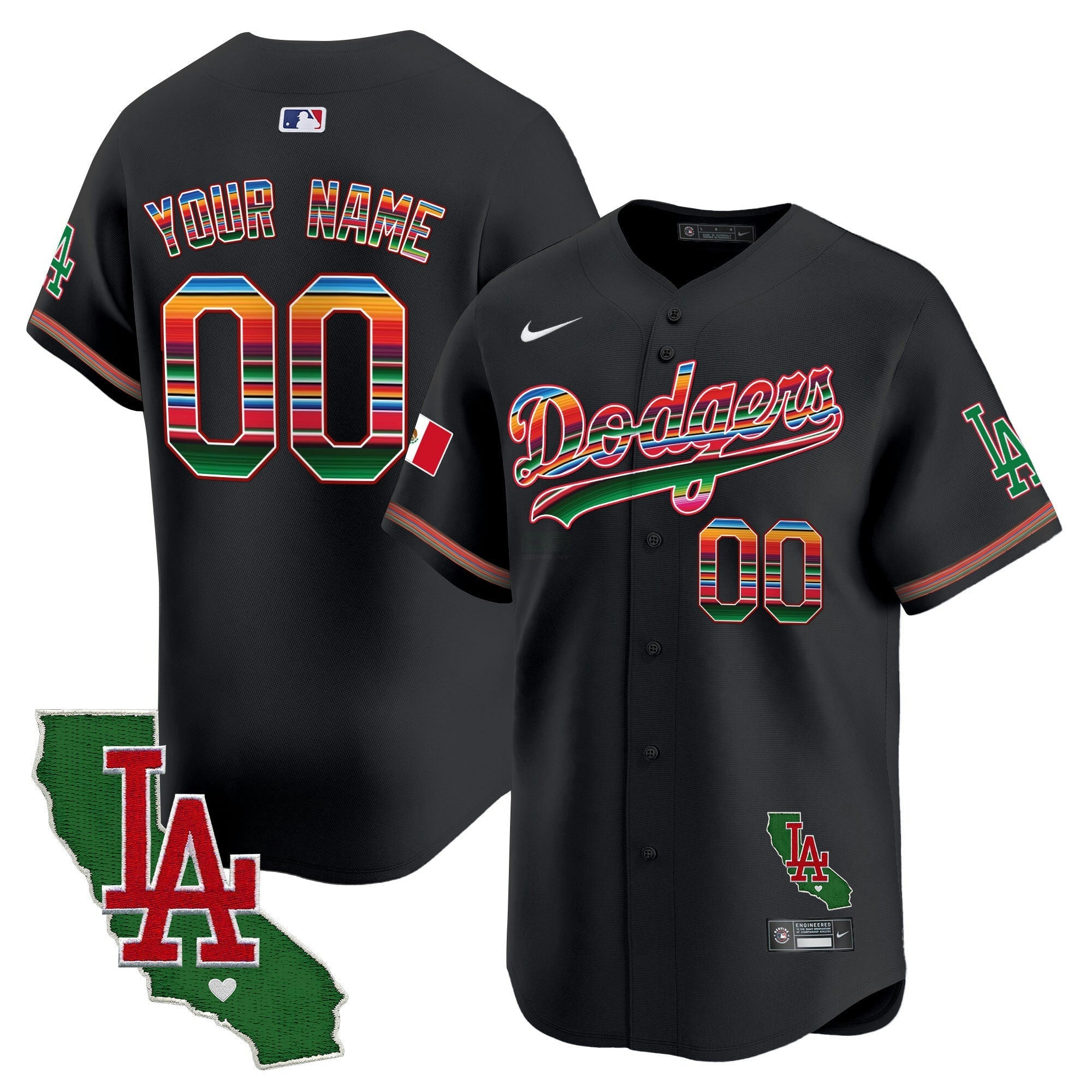 Camisa MLB Mexico California Patch Vapor Premier Limited Jersey