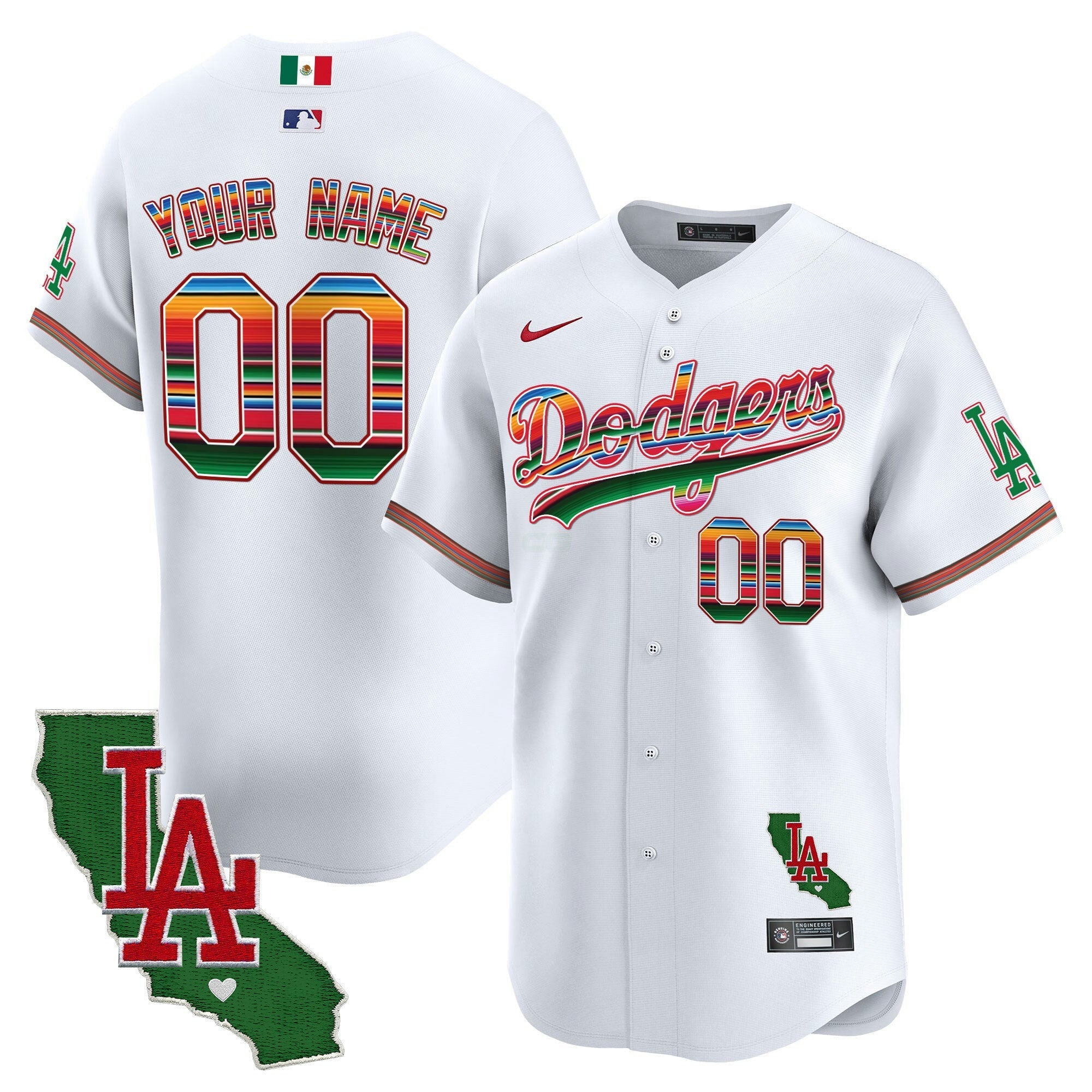 Camisa MLB Mexico California Patch Vapor Premier Limited Jersey V2