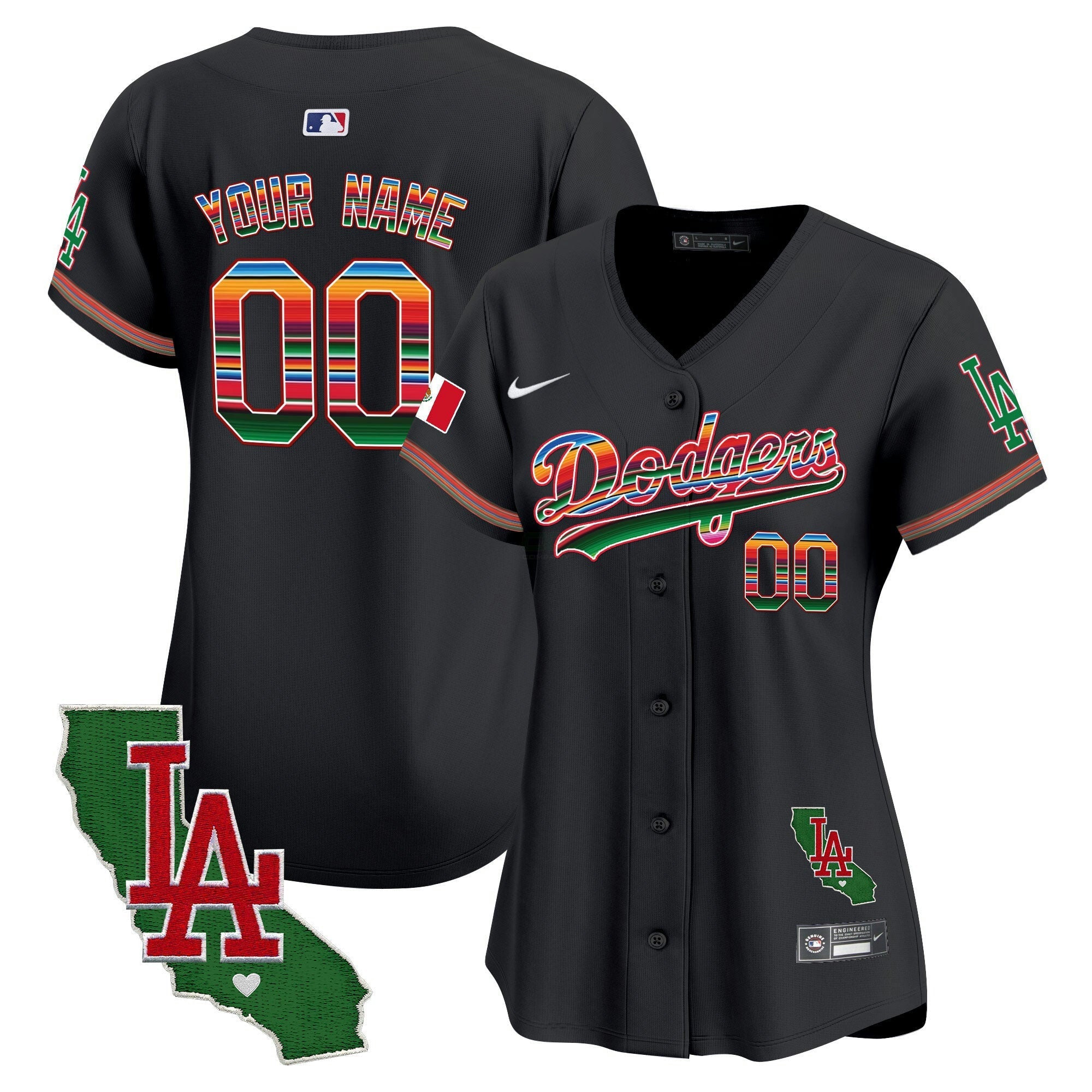 Camisa MLB Mexico California Patch Vapor Premier Limited Jersey V2