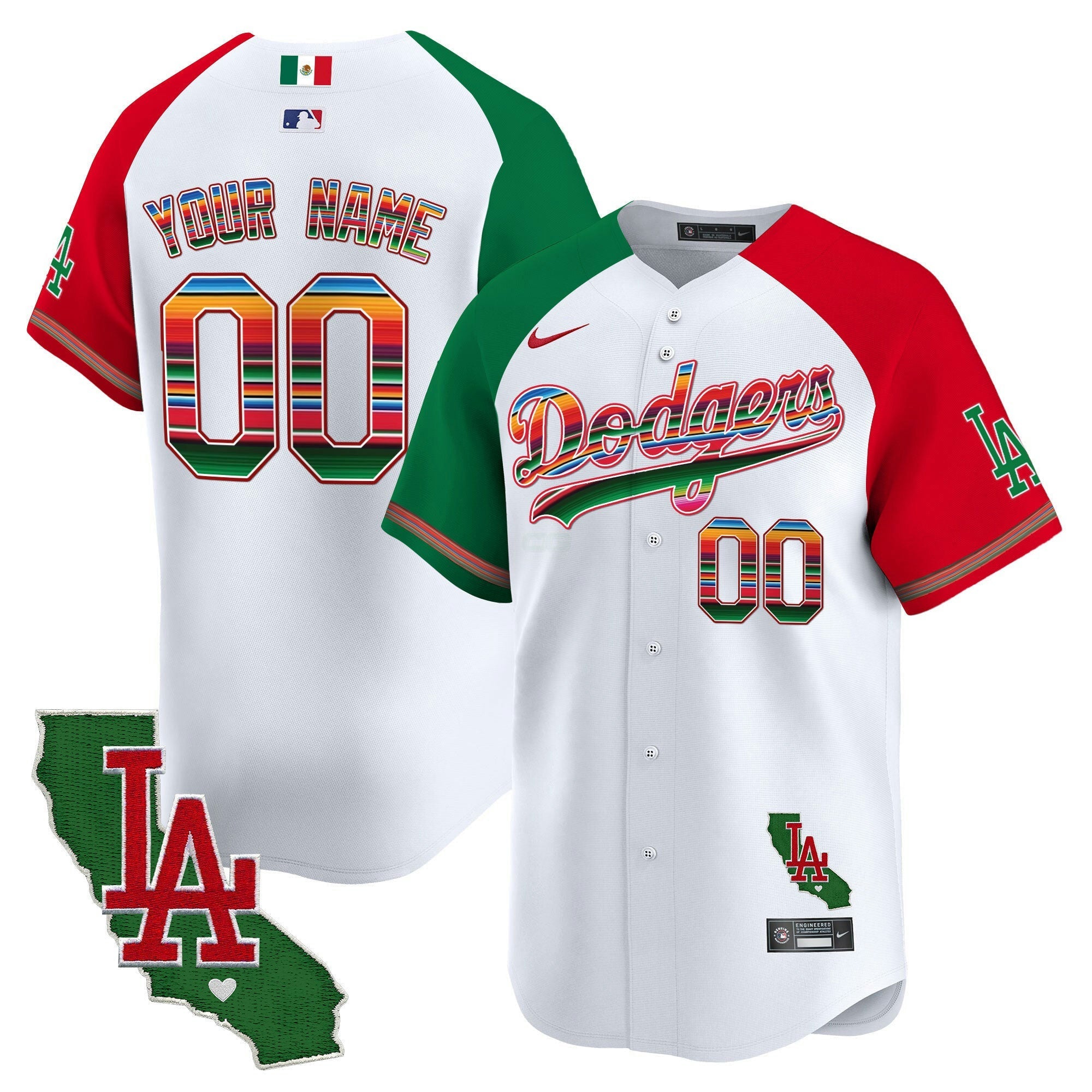 Camisa MLB Mexico California Patch Vapor Premier Limited Jersey V2