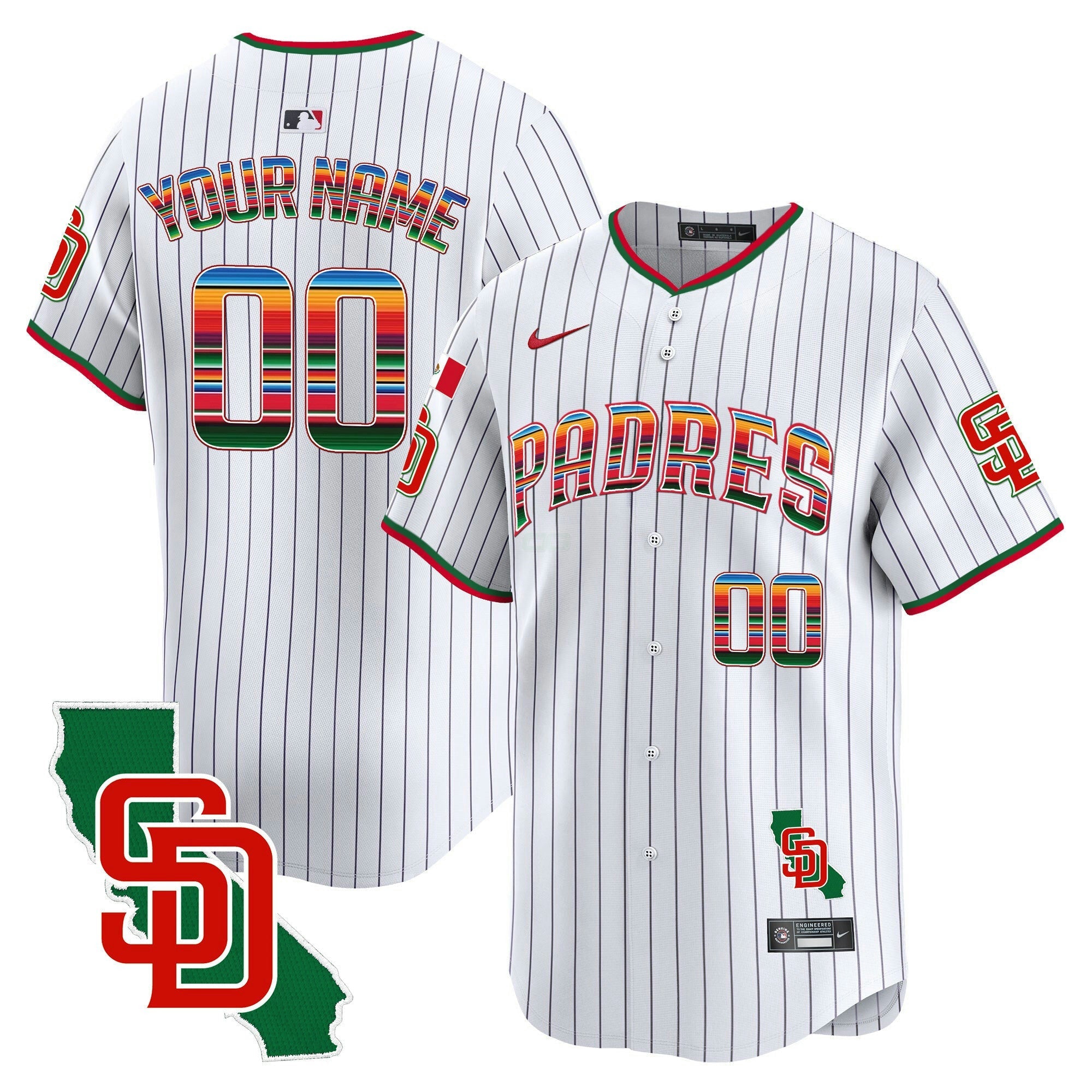 Camisa MLB Mexico California Patch Vapor Premier Limited Jersey V3